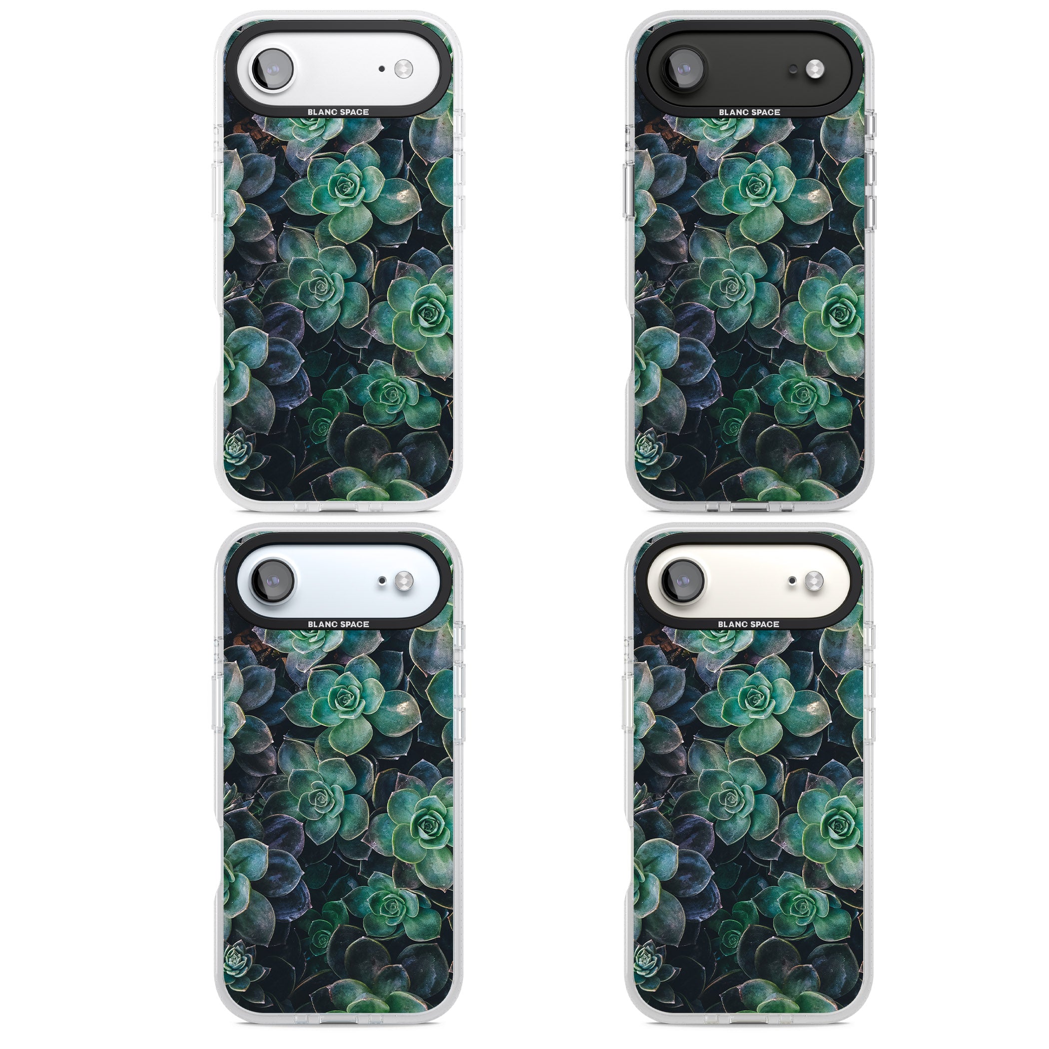 Succulent Bloom Botanical iPhone 17 Air Impact Air Clear Phone Case APT Impact Protection