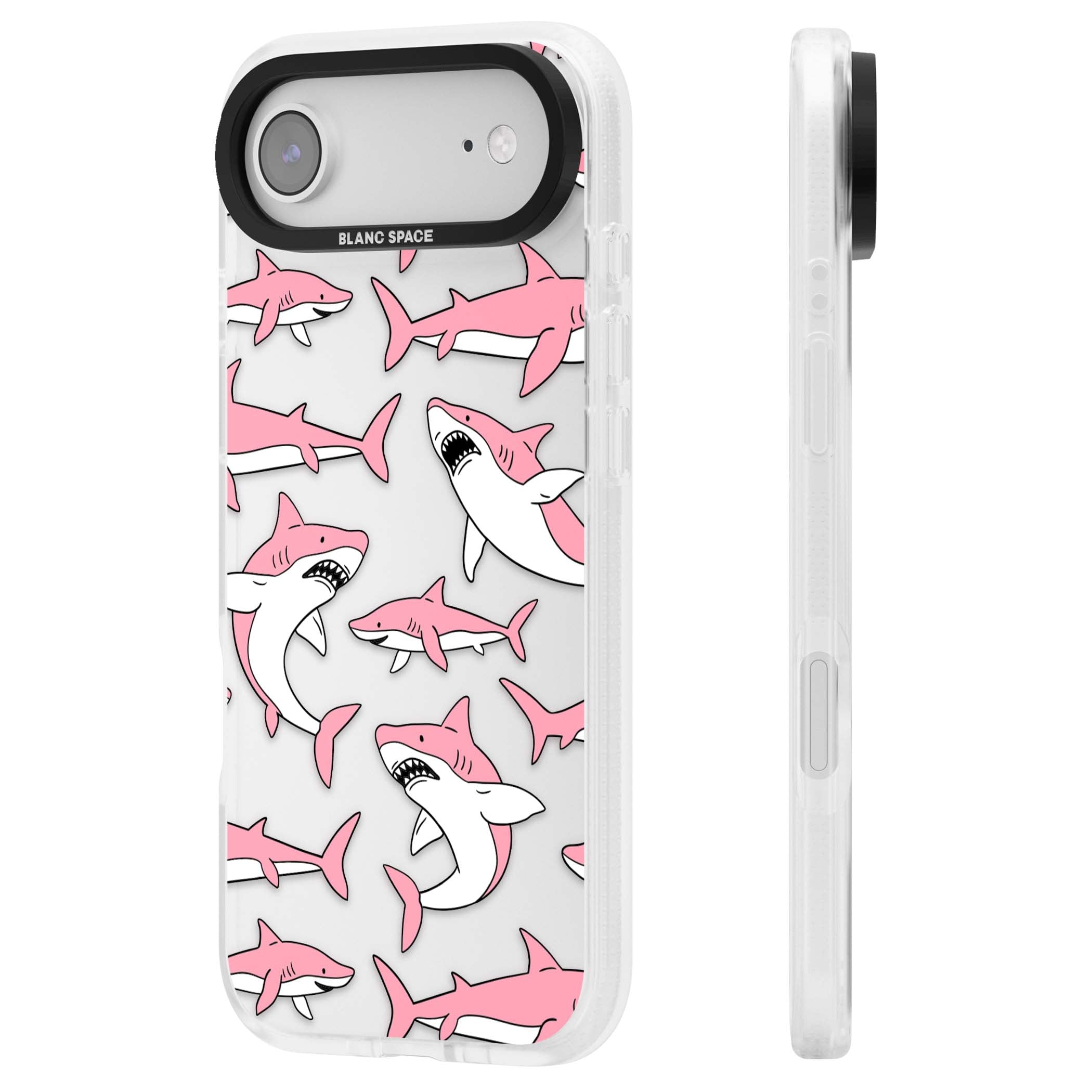 Bubblegum Sharks for her iPhone case | Clear Case Impact Air case for iPhone Air