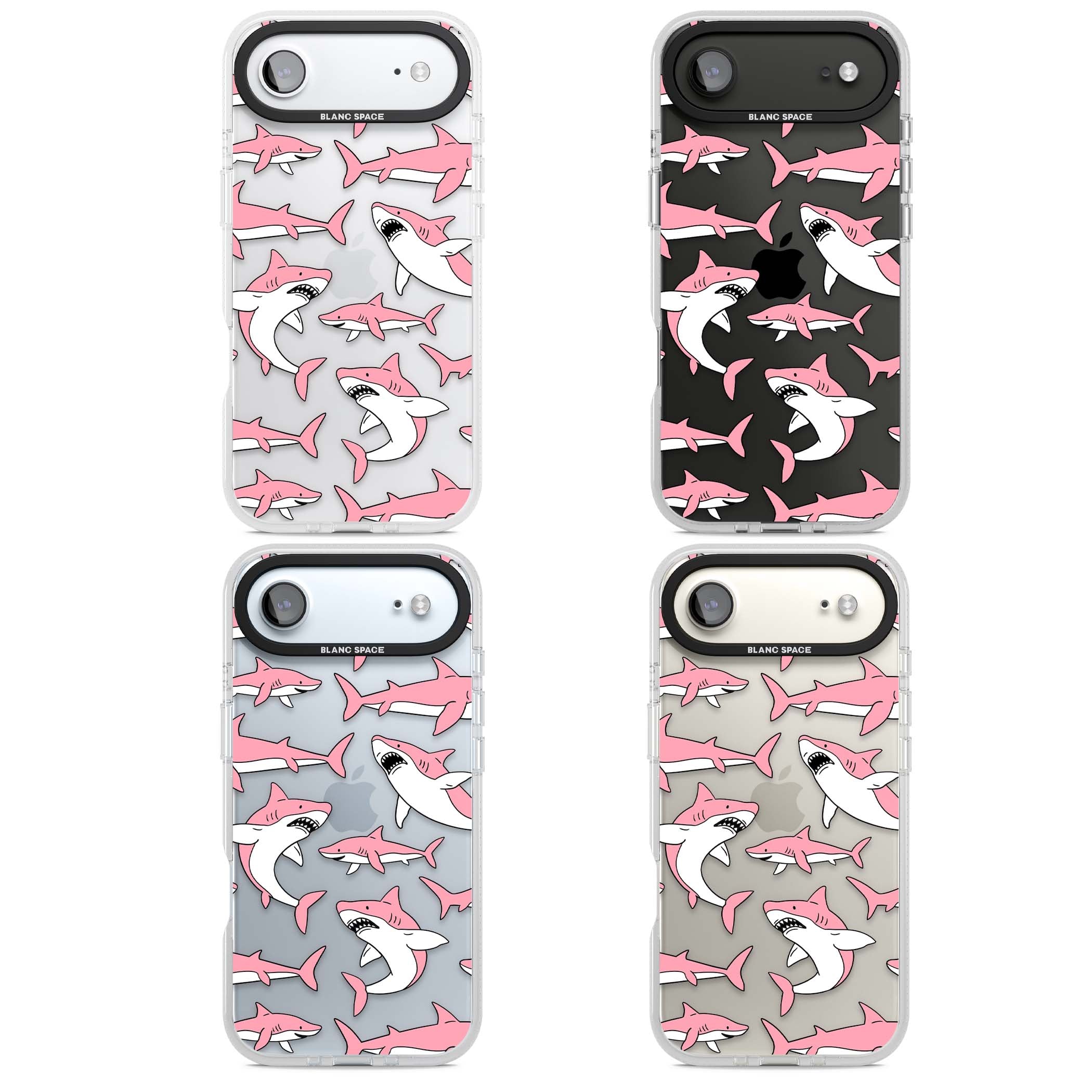 Bubblegum Sharks for her iPhone case | Clear Case Impact Air case for iPhone Air