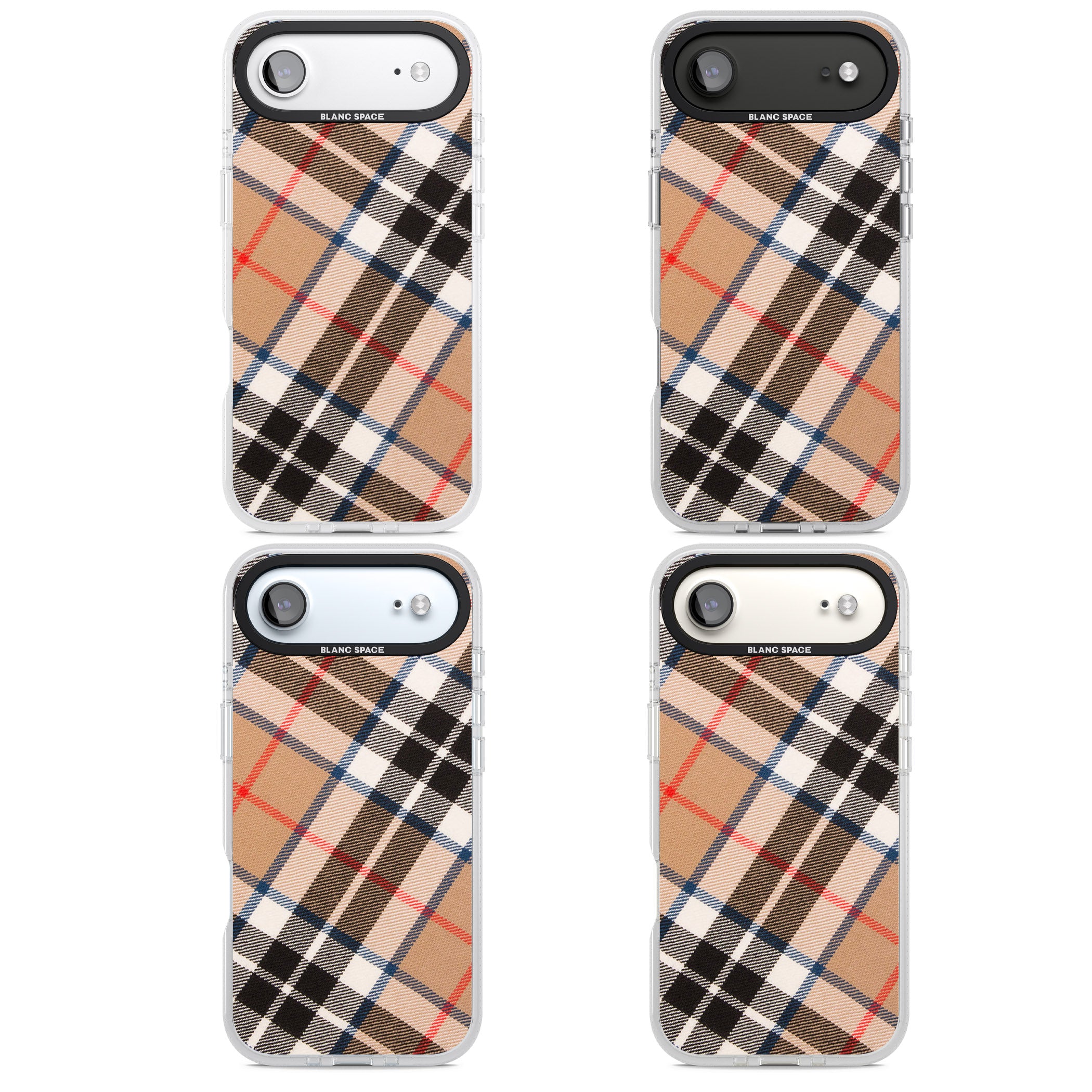 Haymarket Check iPhone 17 Air Impact Air Clear Phone Case APT Impact Protection