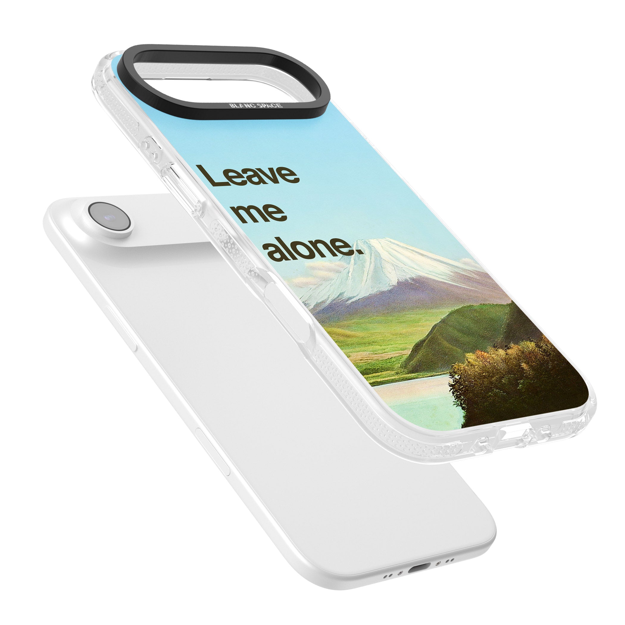 Leave Me Alone iPhone 17 Air Impact Air Clear Phone Case Colours