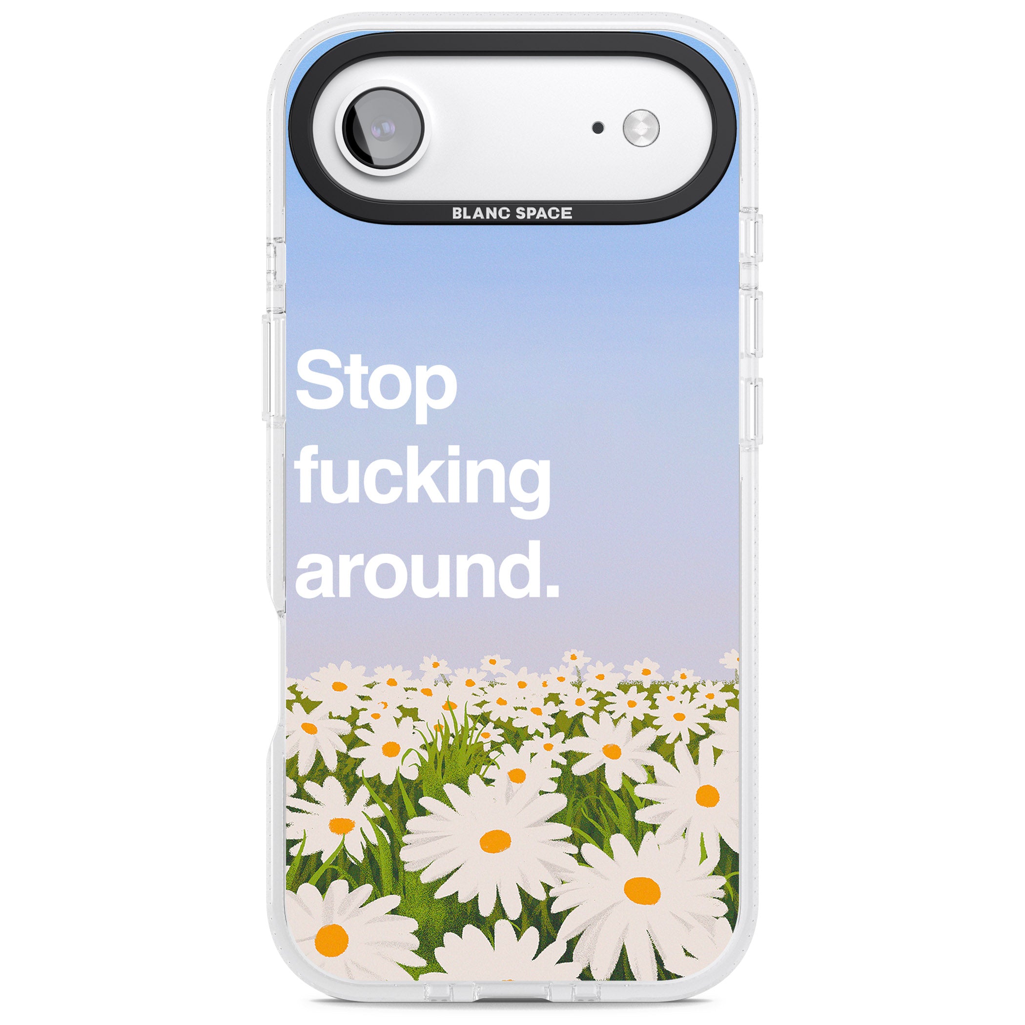 Stop F*Cking Around iPhone 17 Air Impact Air Clear Phone Case