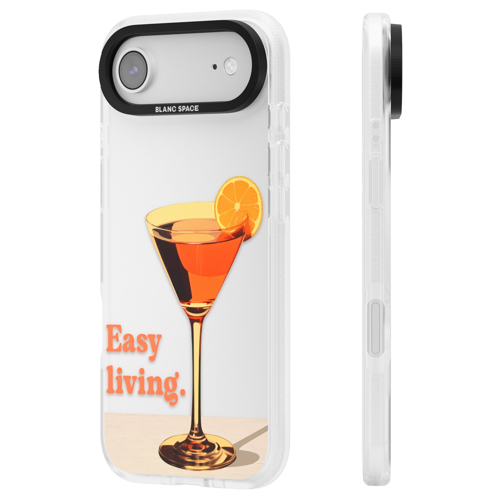 Easy Living iPhone 17 Air Impact Air Clear Phone Case Side Profile