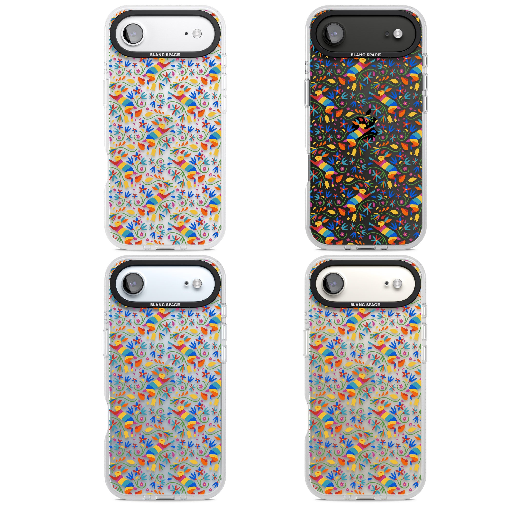 Vibrant Floral Mosaic iPhone 17 Air Impact Air Clear Phone Case APT Impact Protection
