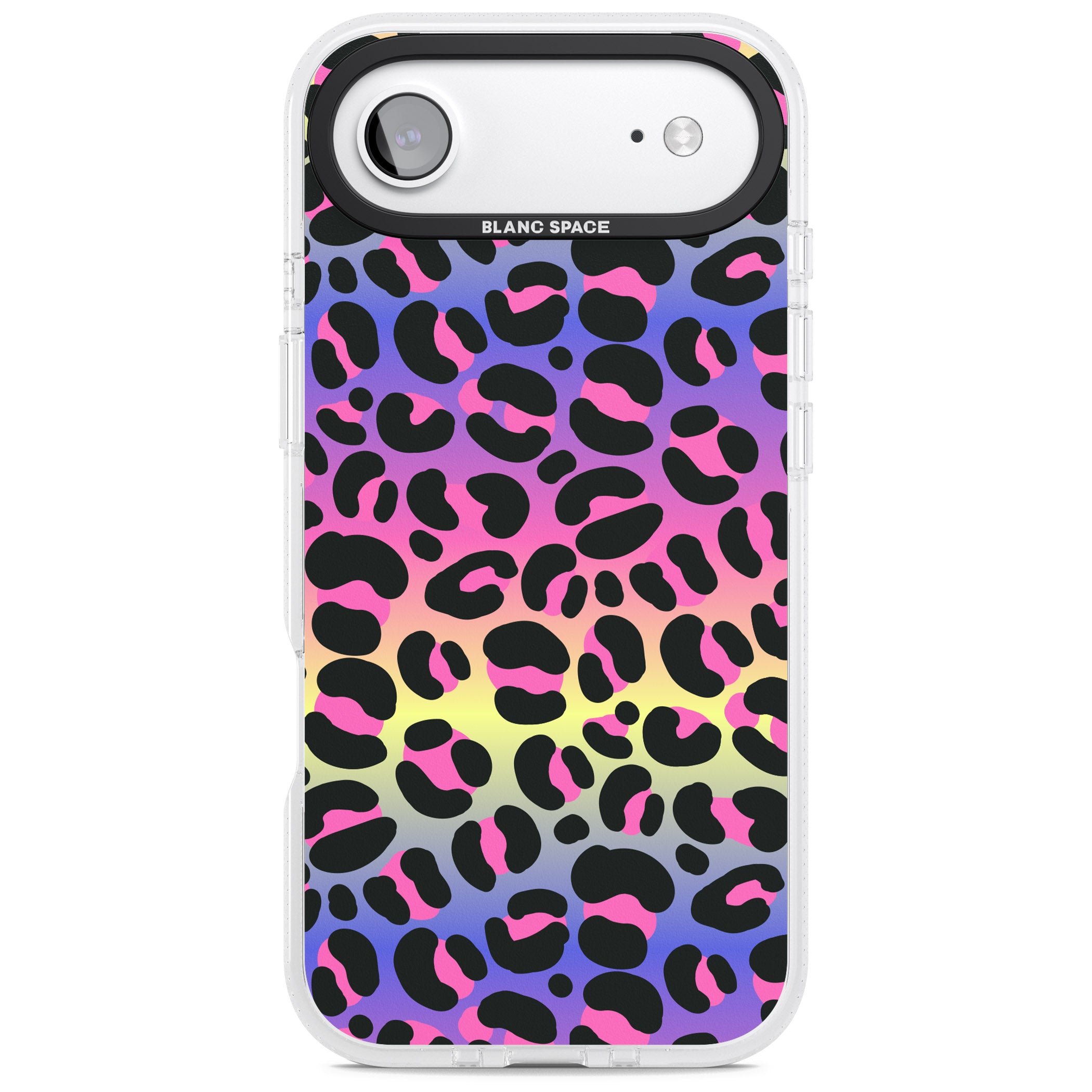 Rainbow Gradient Leopard iPhone 17 Air Impact Air Clear Phone Case