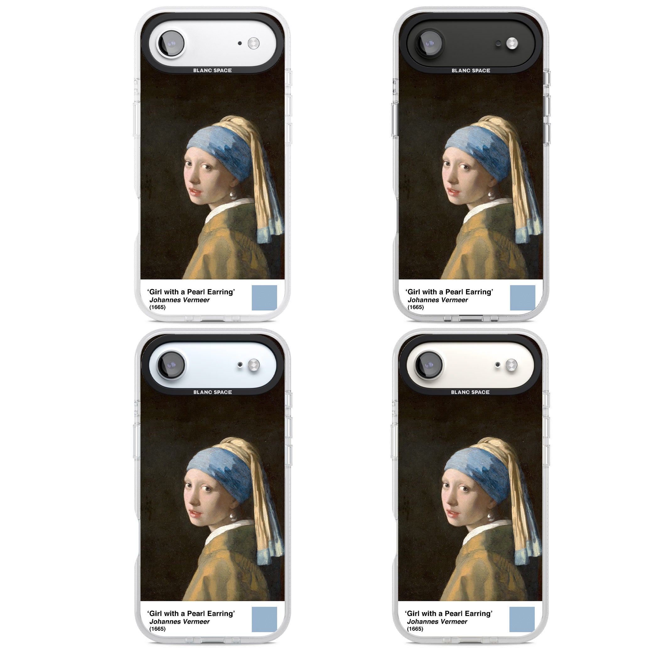 Girl With A Pearl Earring iPhone 17 Air Impact Air Clear Phone Case APT Impact Protection
