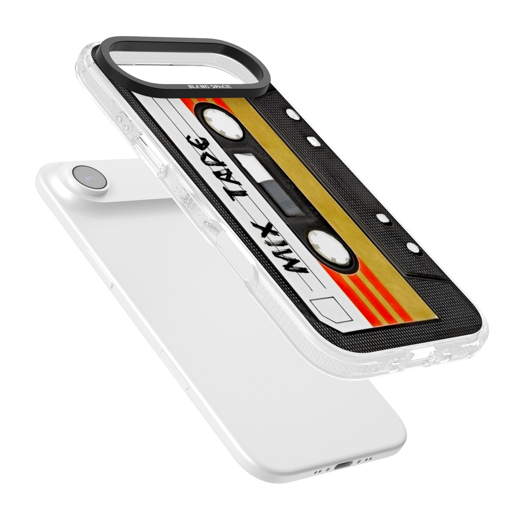 Retro Mix Tape iPhone 17 Air Impact Air Clear Phone Case Colours