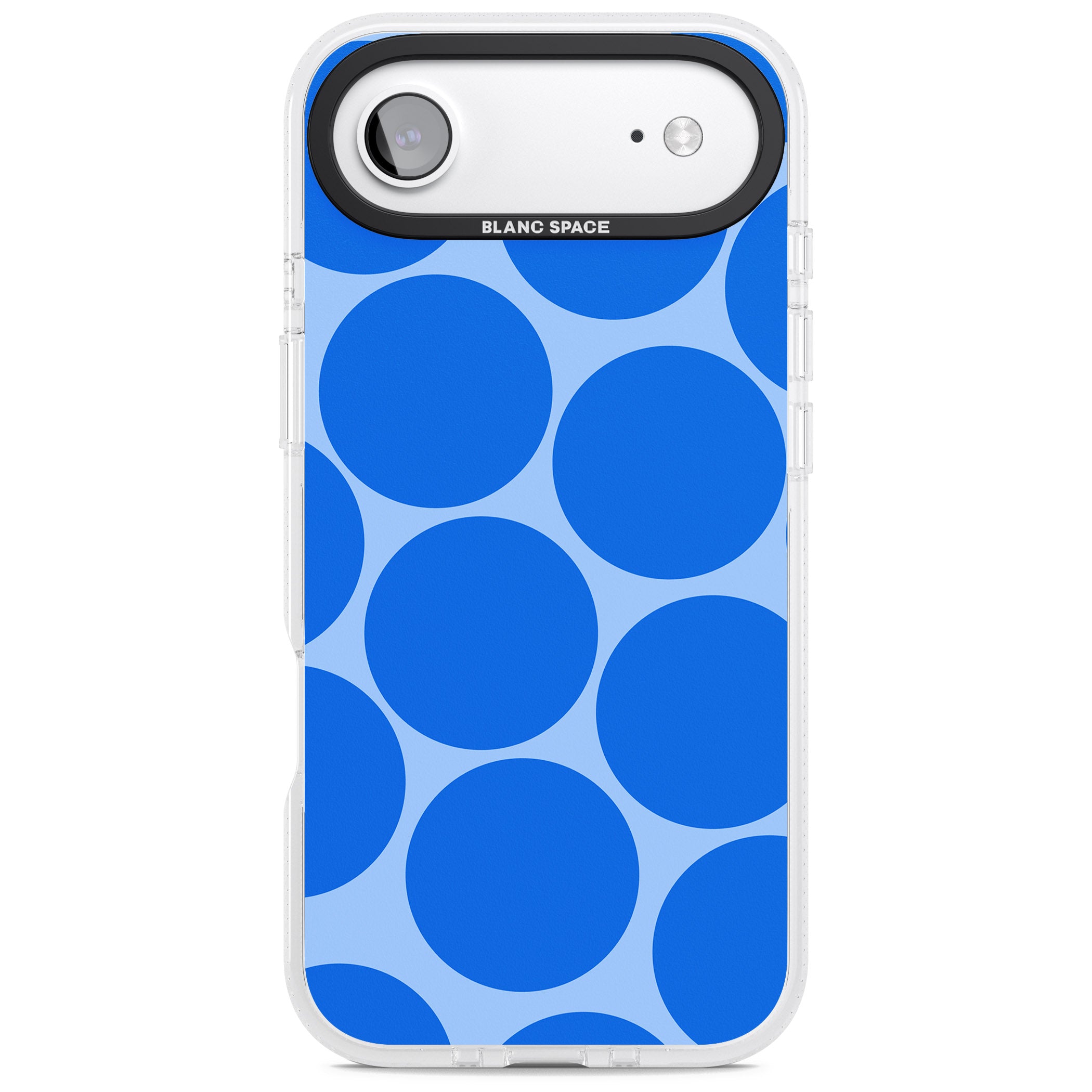 Retro Blue Dot iPhone 17 Air Impact Air Clear Phone Case