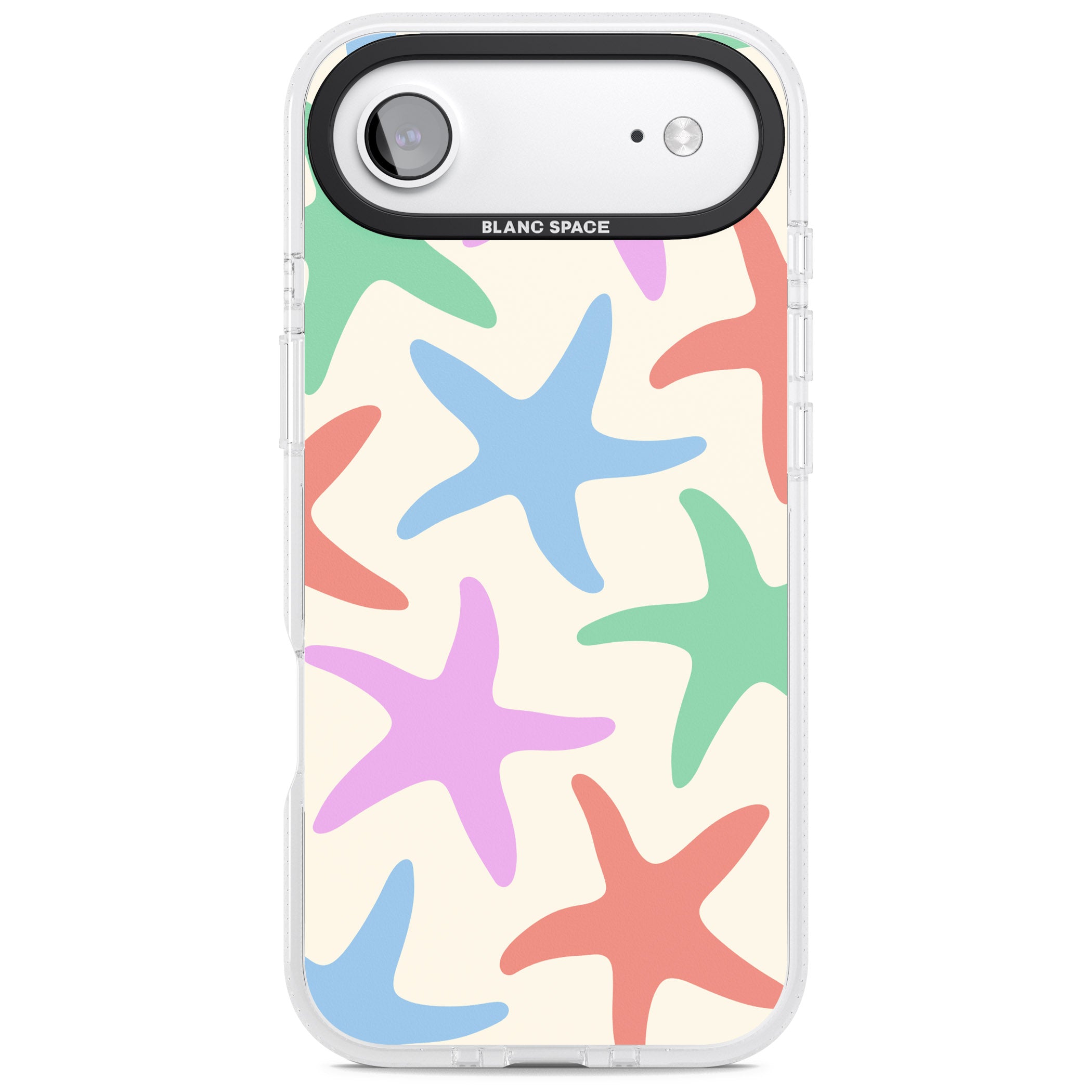 Pastel Starfish iPhone 17 Air Impact Air Clear Phone Case