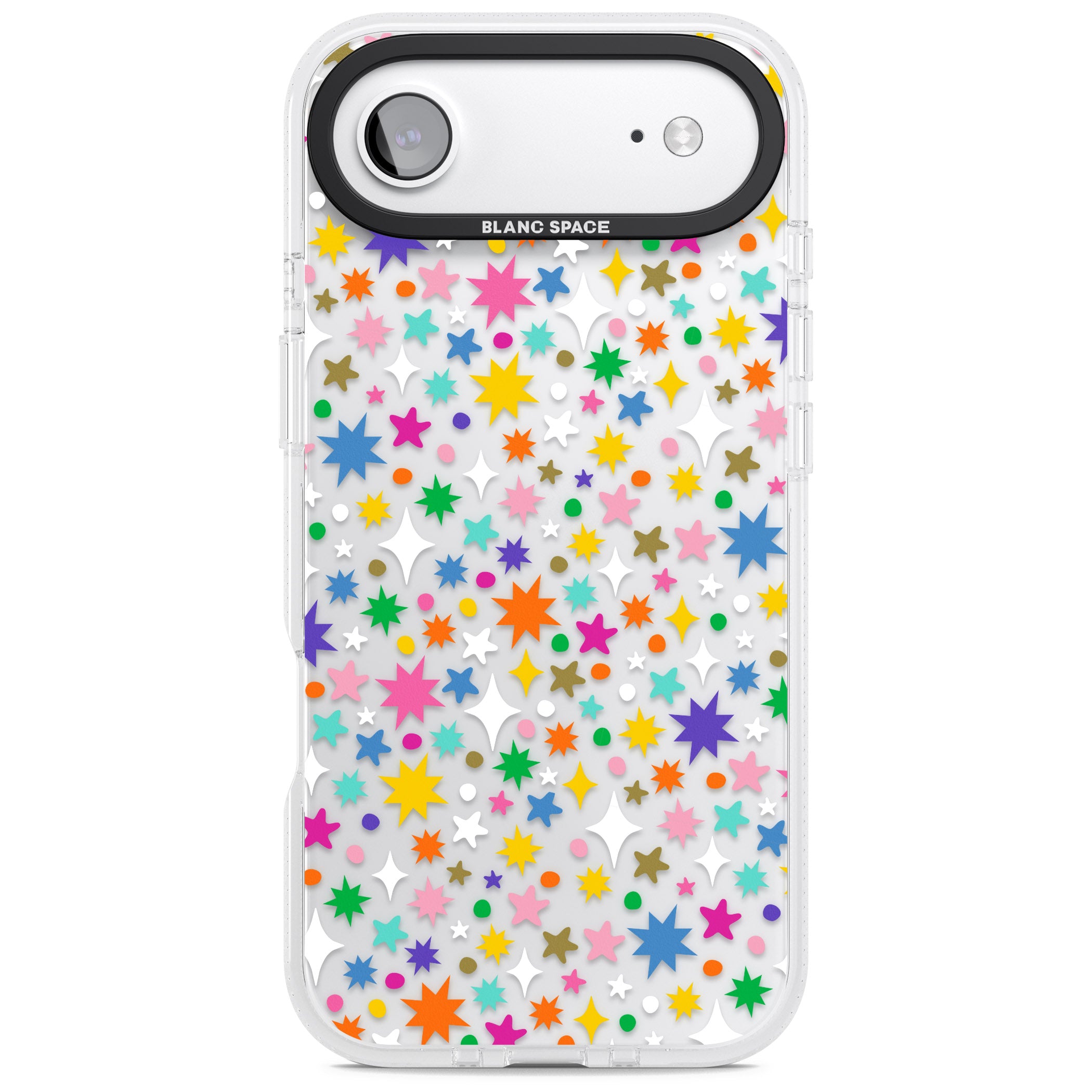 Rainbow Starburst iPhone 17 Air Impact Air Clear Phone Case