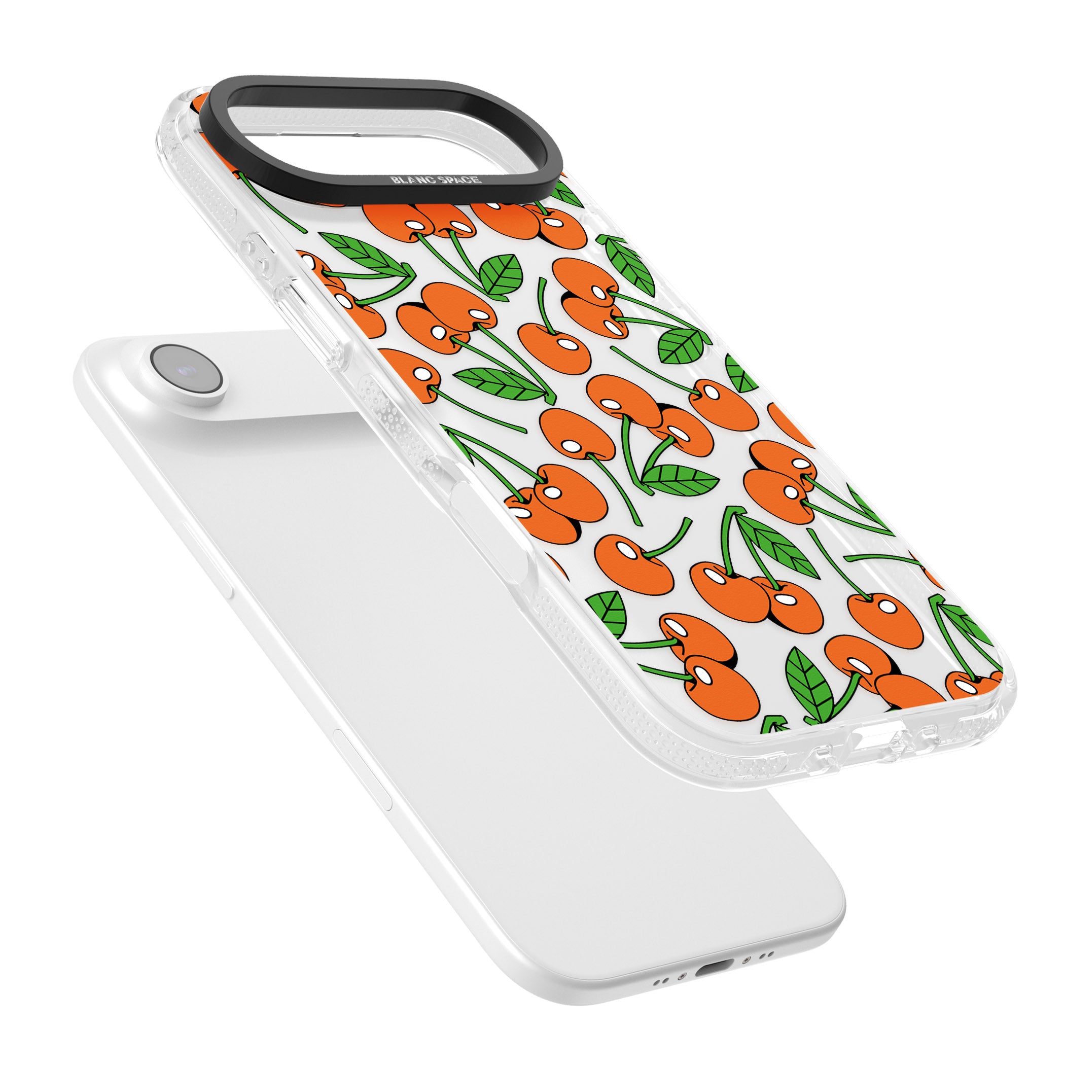 Orchard Fresh Cherries iPhone 17 Air Impact Air Clear Phone Case Colours