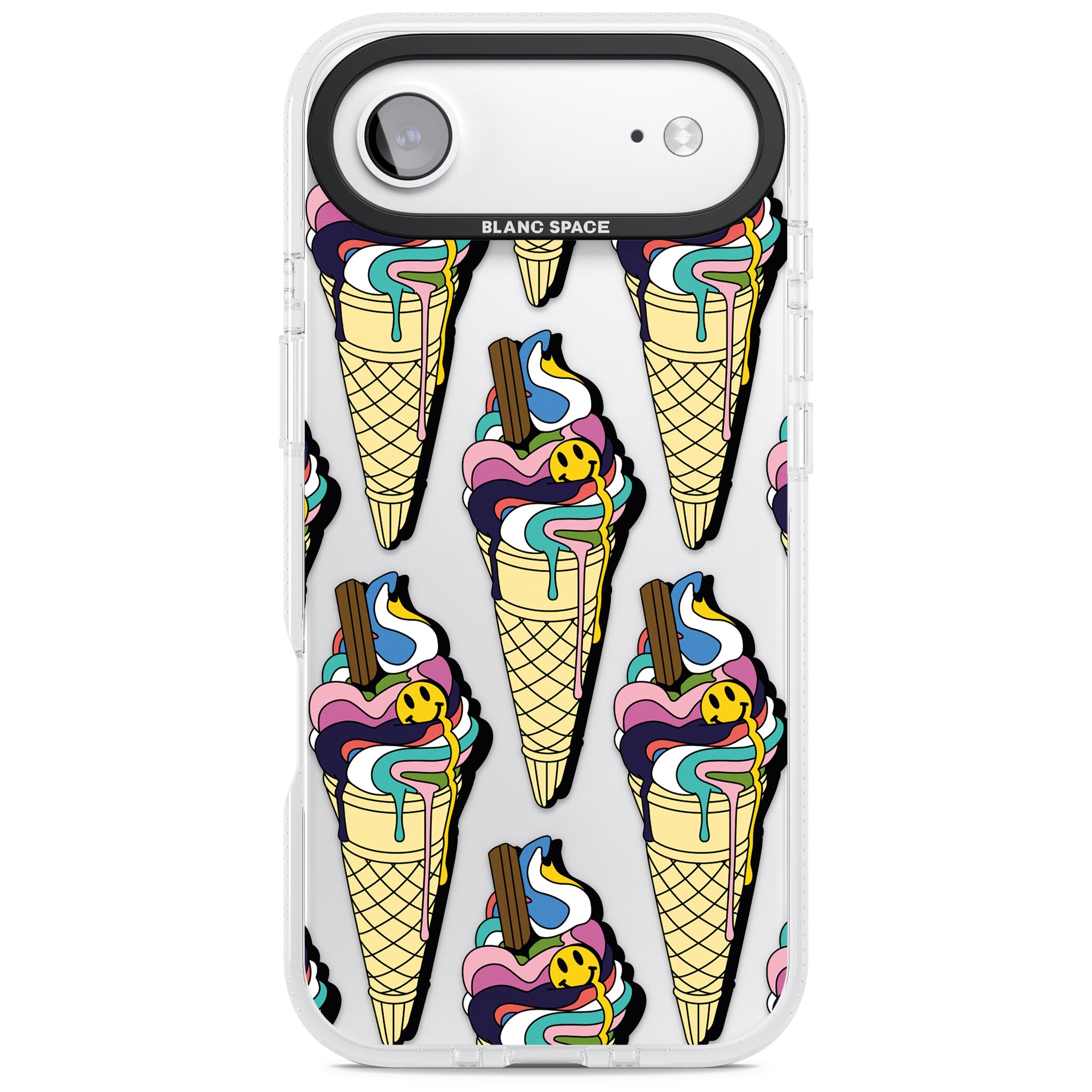 Trip & Drip Ice Cream iPhone 17 Air Impact Air Clear Phone Case