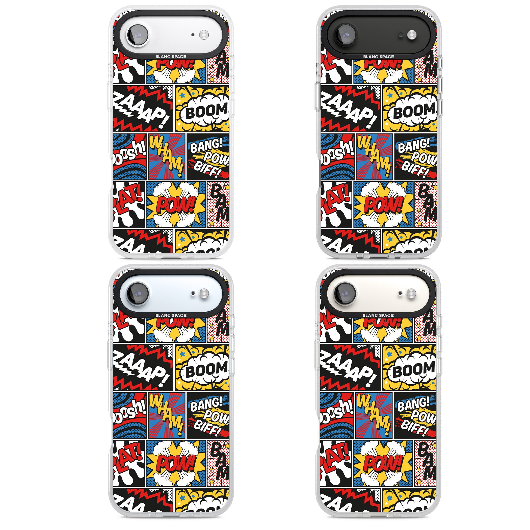 Onomatopoeia iPhone 17 Air Impact Air Clear Phone Case APT Impact Protection