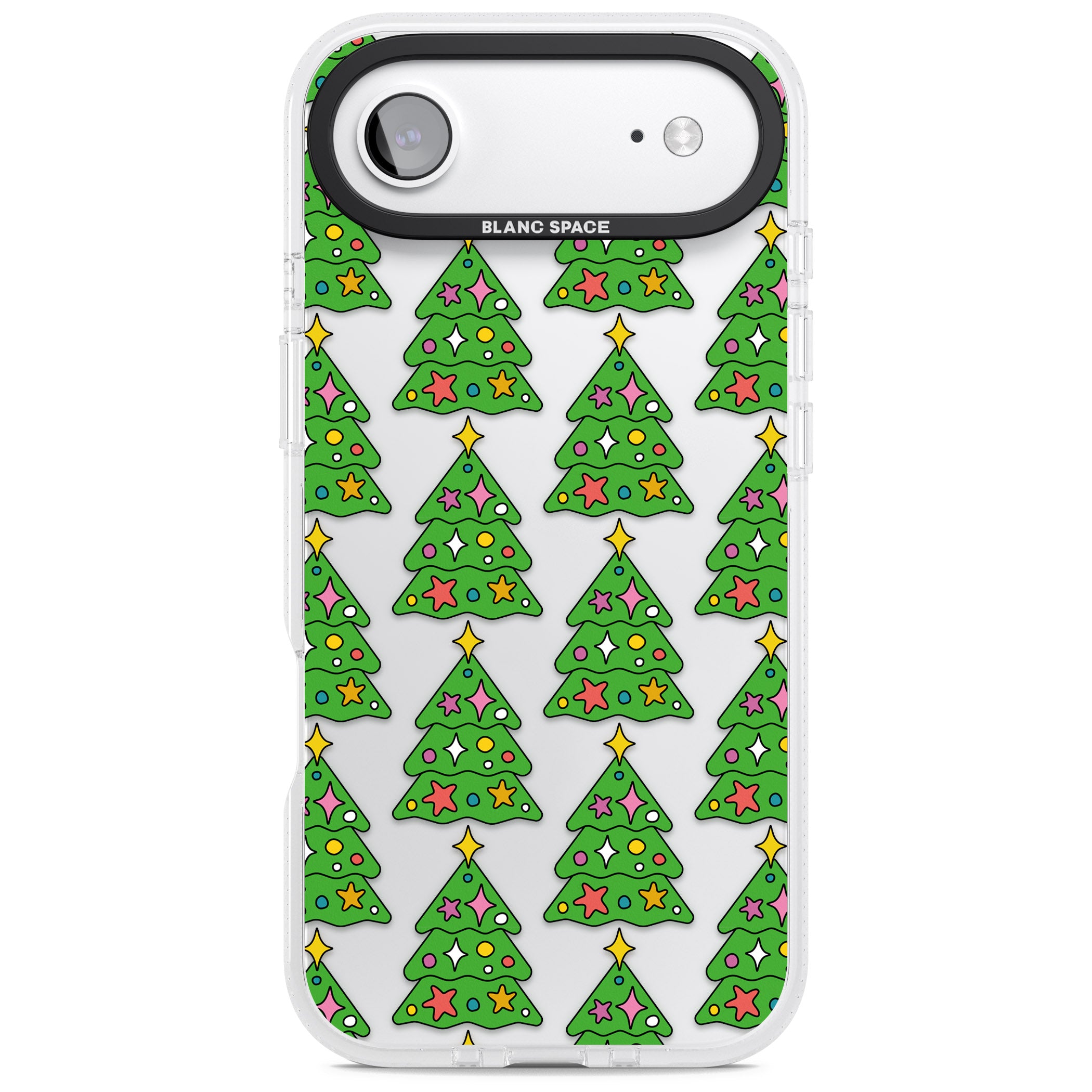 Christmas Tree Pattern (Clear) iPhone 17 Air Impact Air Clear Phone Case