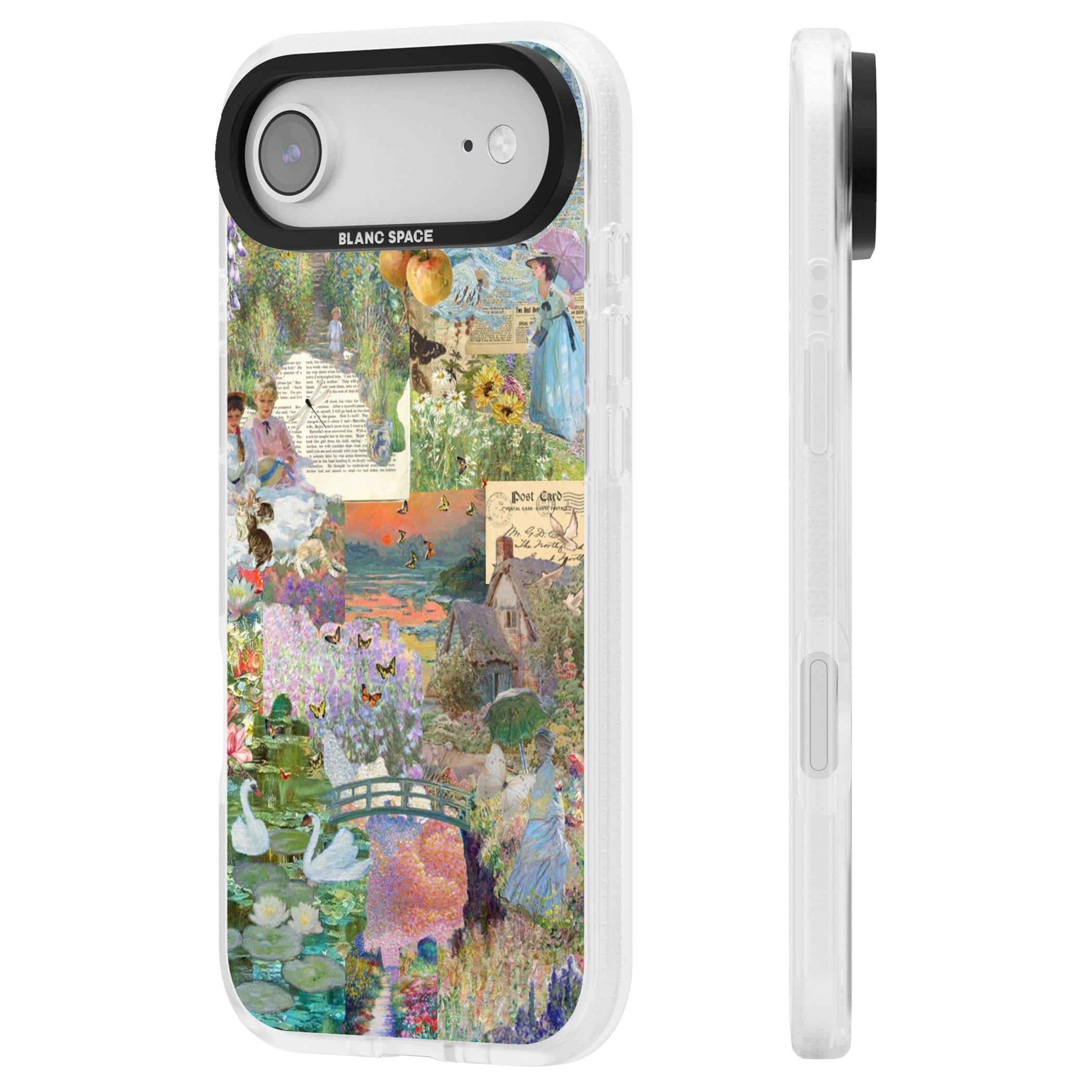 Artful Spring iPhone 17 Air Impact Air Clear Phone Case Side Profile