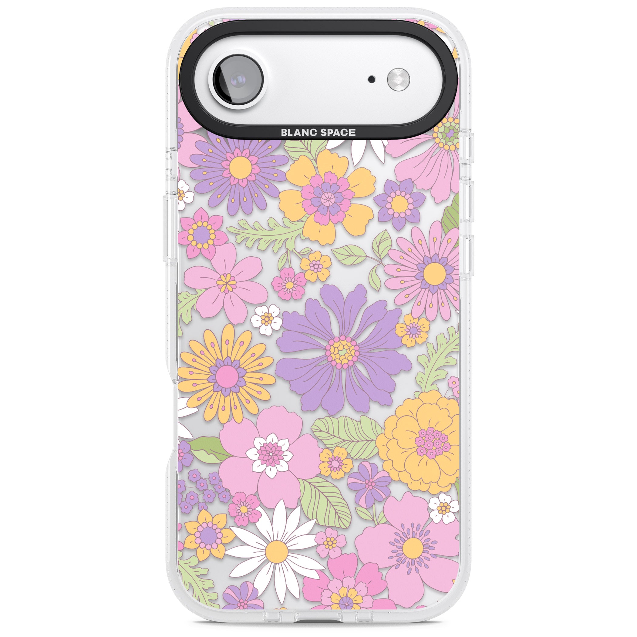 Soft Flower Mix iPhone 17 Air Impact Air Clear Phone Case