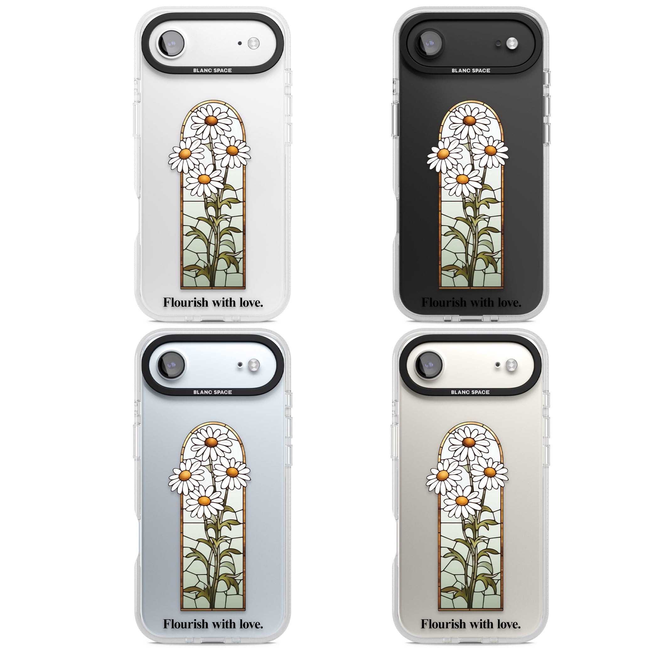 Flourish With Love iPhone 17 Air Impact Air Clear Phone Case APT Impact Protection