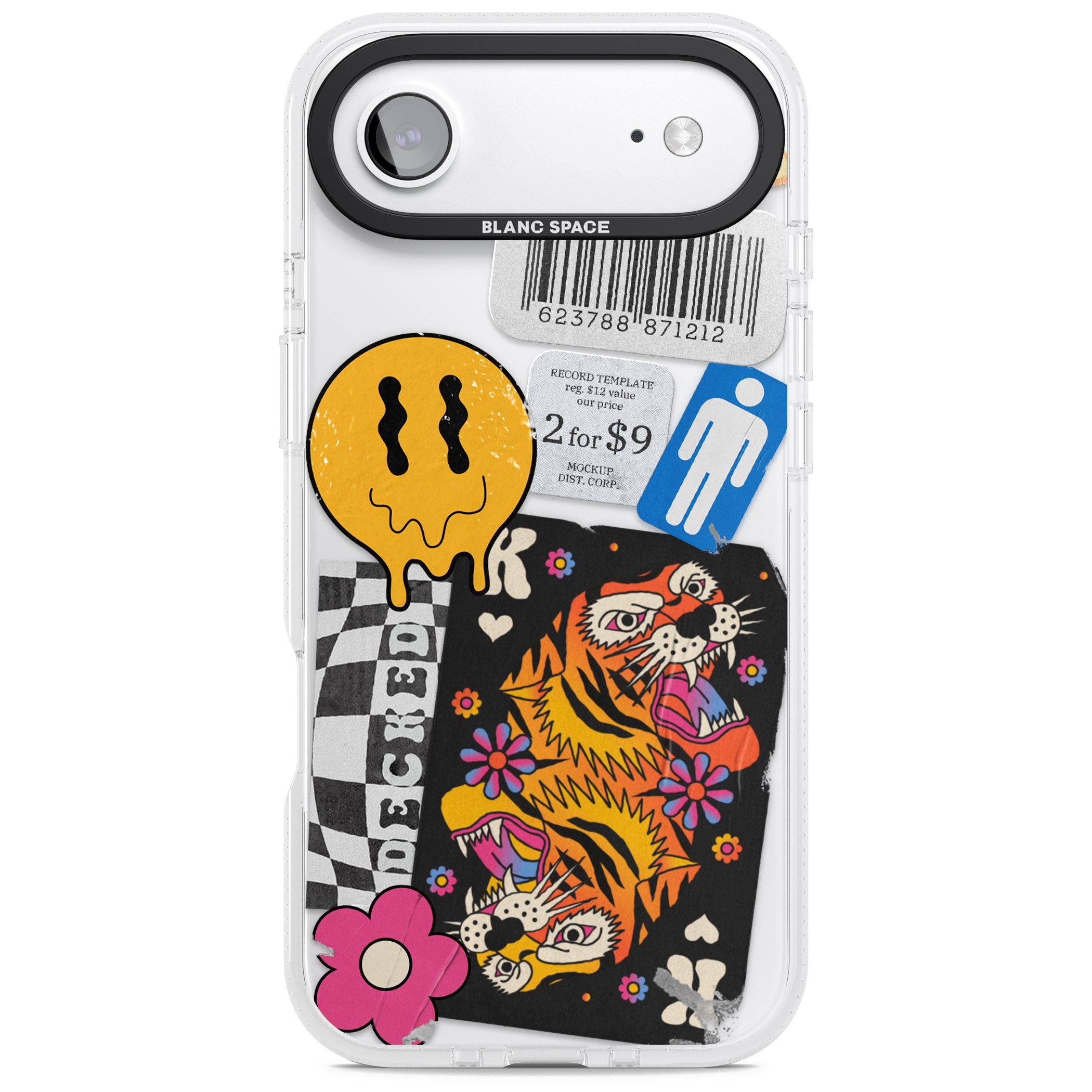 Electric Vibes iPhone 17 Air Impact Air Clear Phone Case