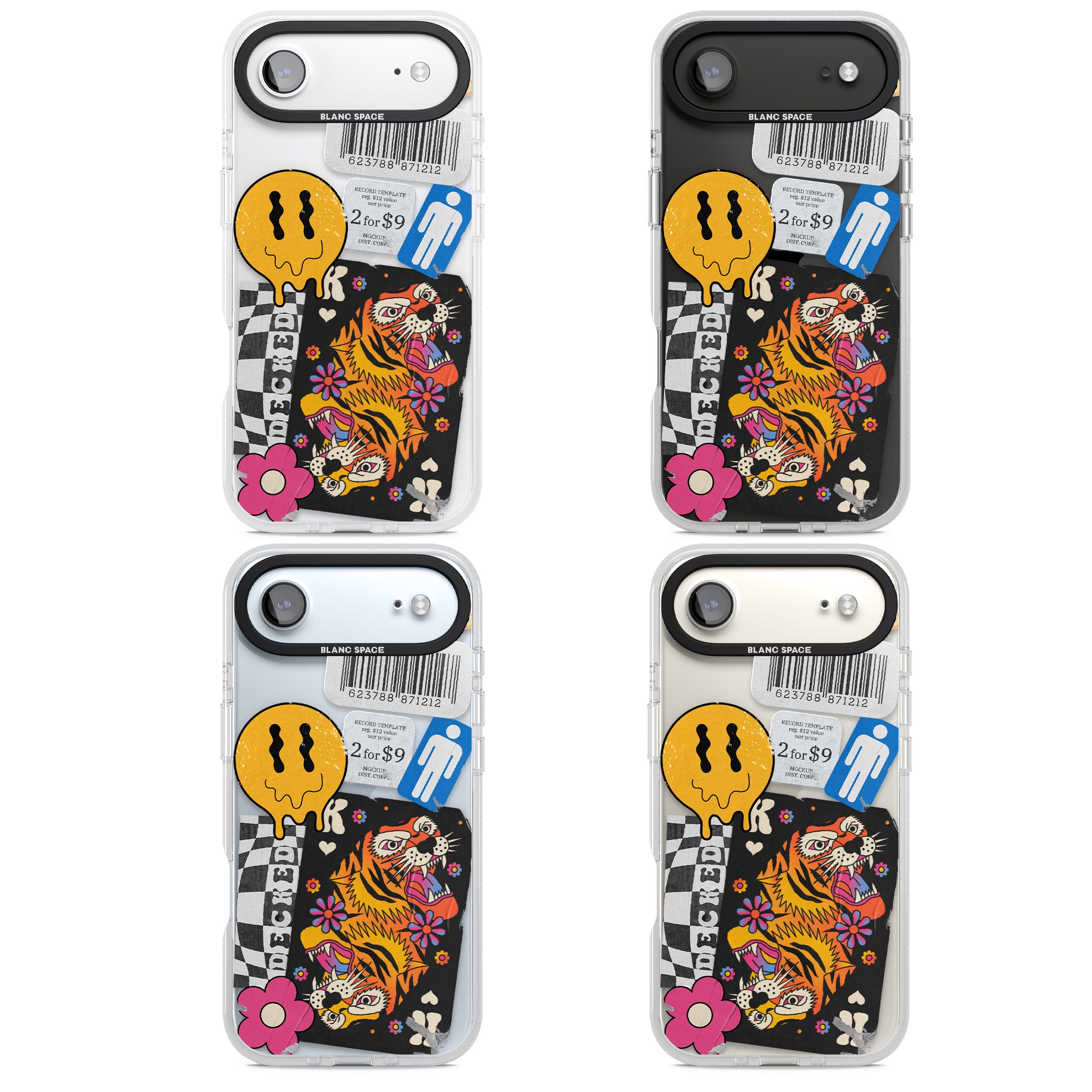 Electric Vibes iPhone 17 Air Impact Air Clear Phone Case APT Impact Protection