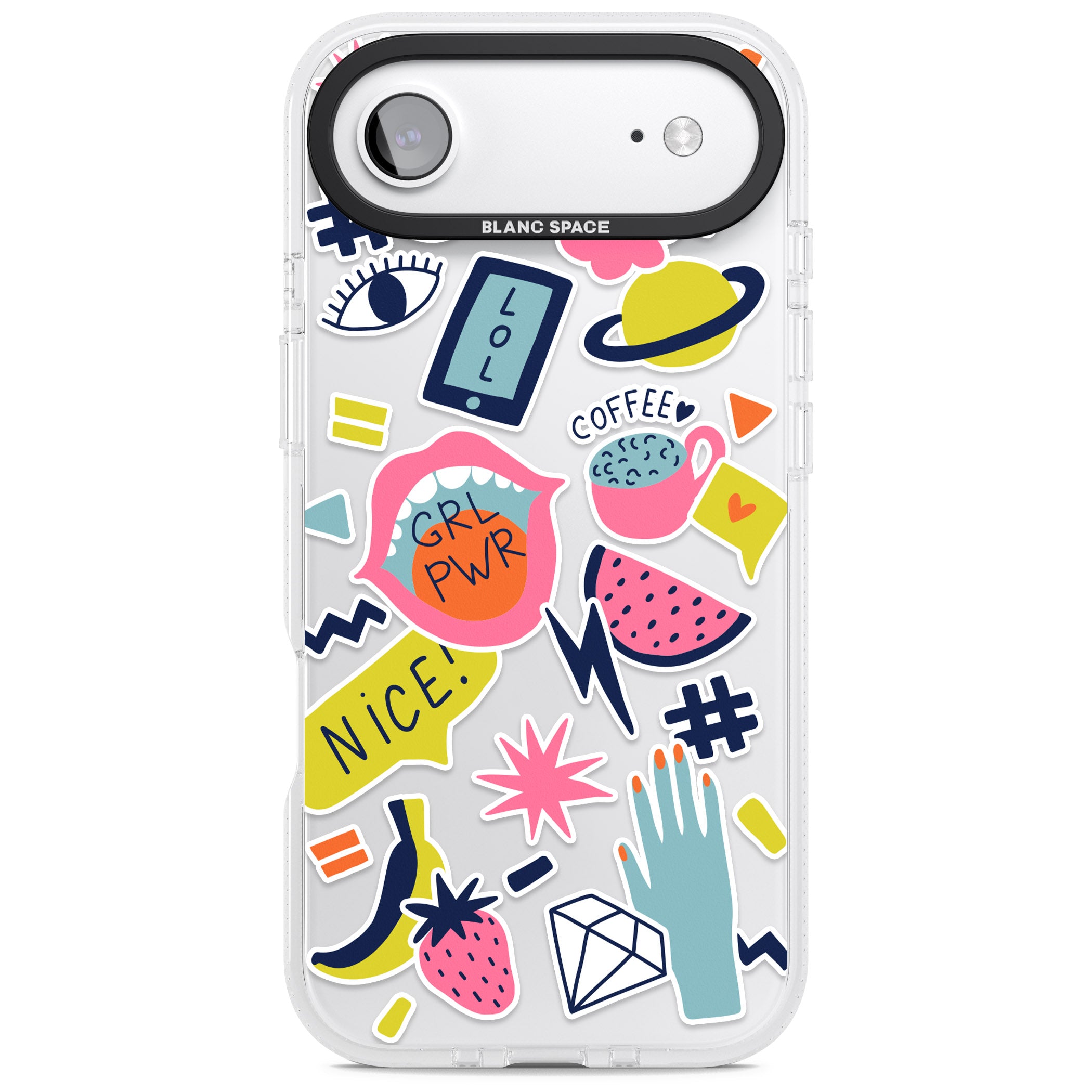 Grl Pwr iPhone 17 Air Impact Air Clear Phone Case