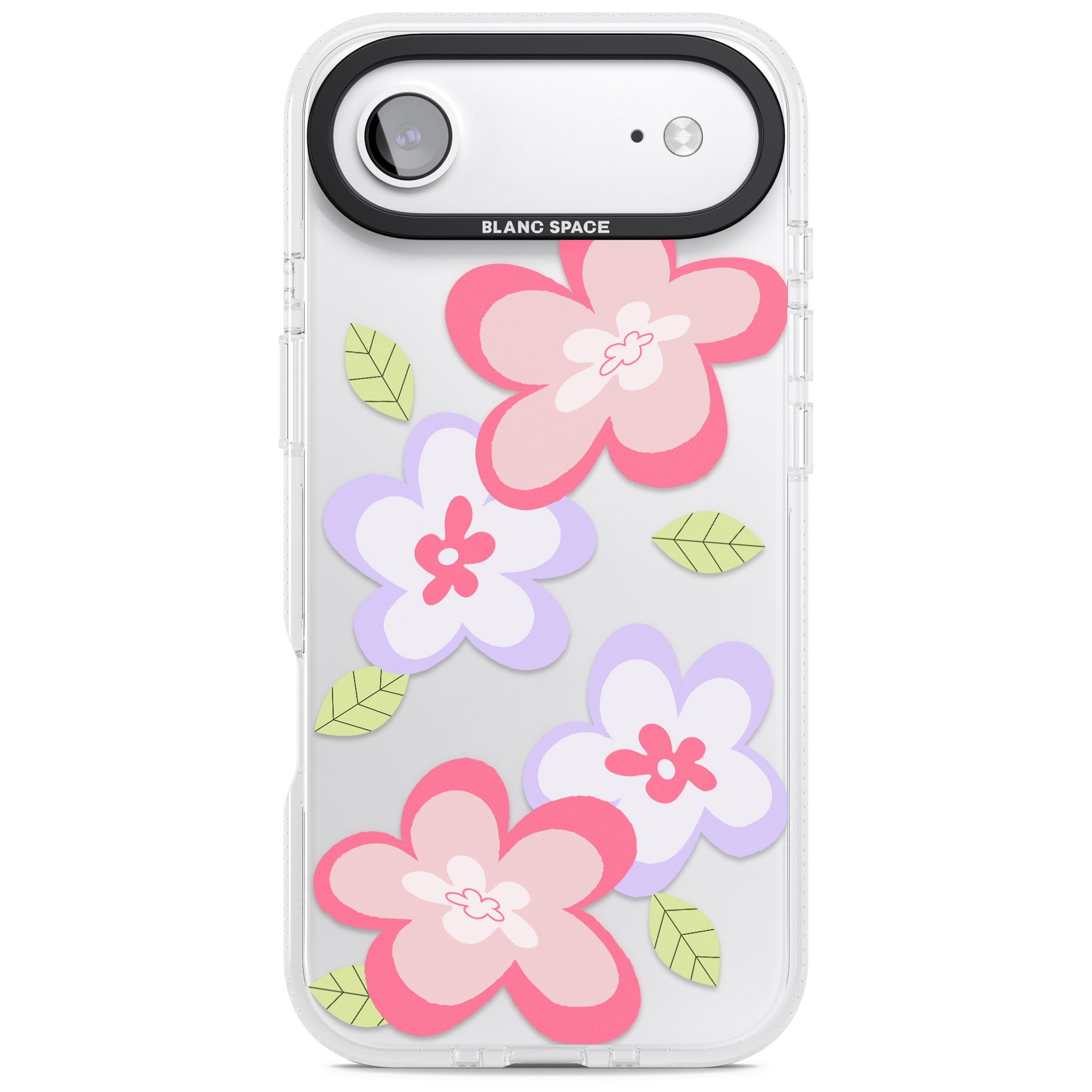 Funky Flowers iPhone 17 Air Impact Air Clear Phone Case