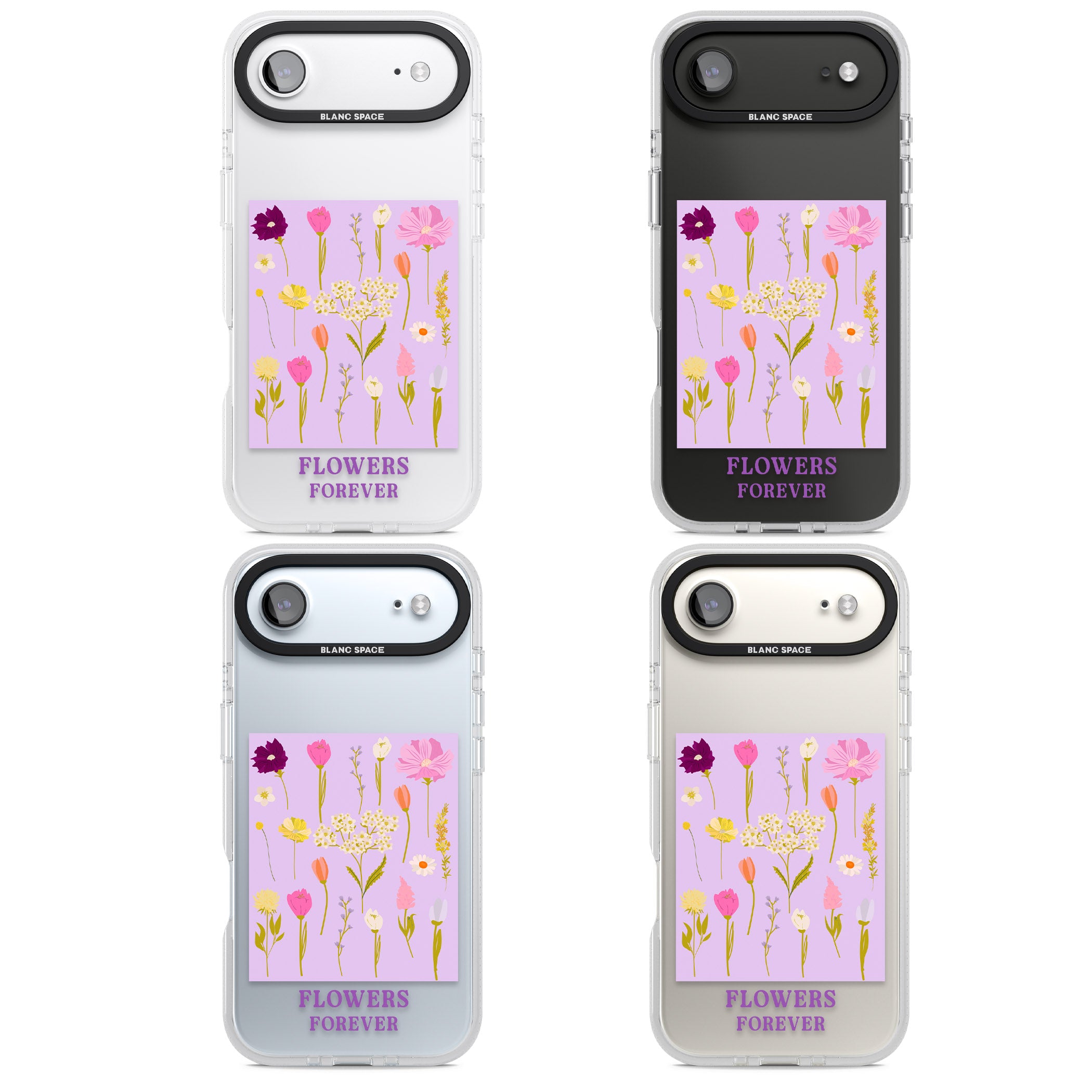 Flowers Forever iPhone 17 Air Impact Air Clear Phone Case APT Impact Protection