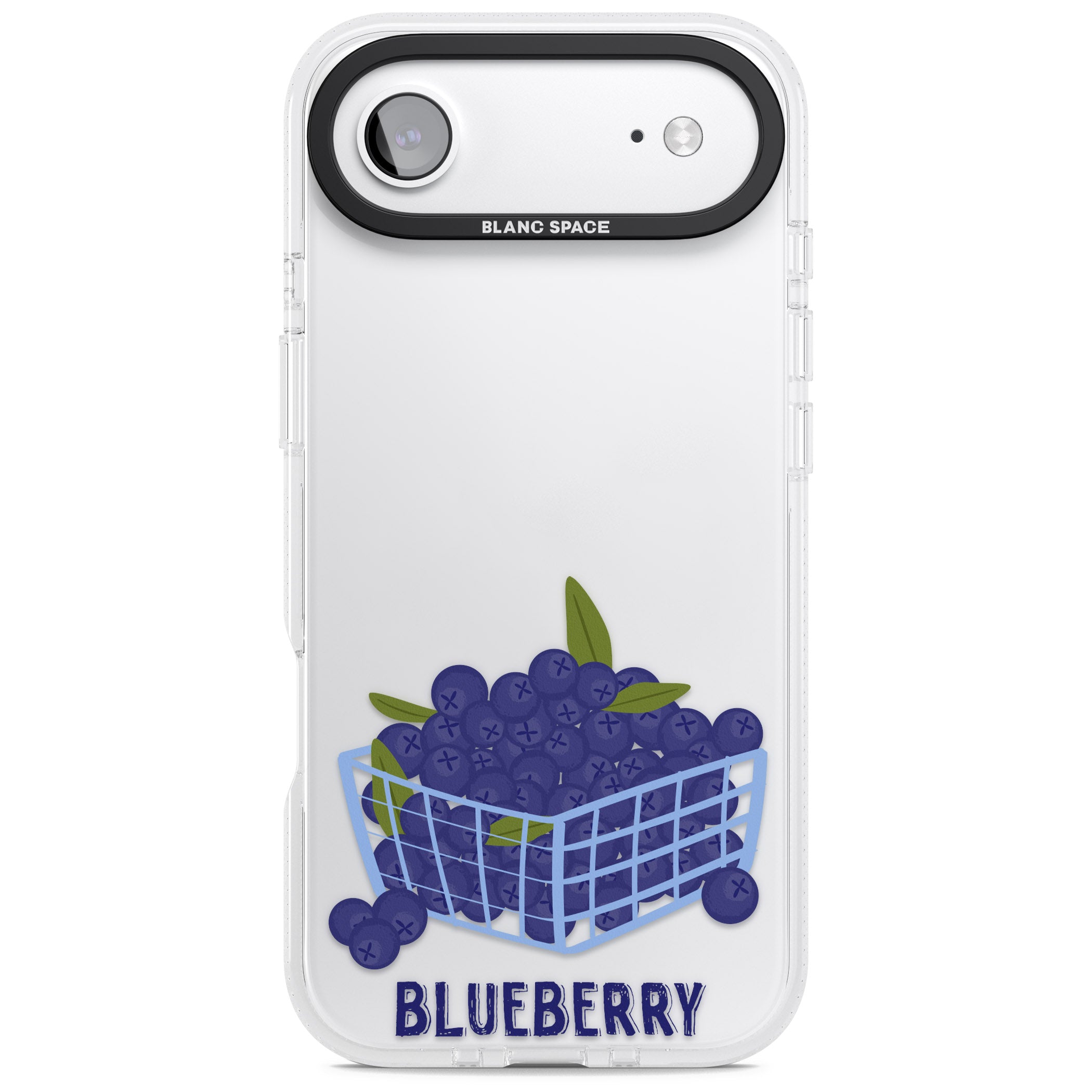 Blueberry Basket iPhone 17 Air Impact Air Clear Phone Case
