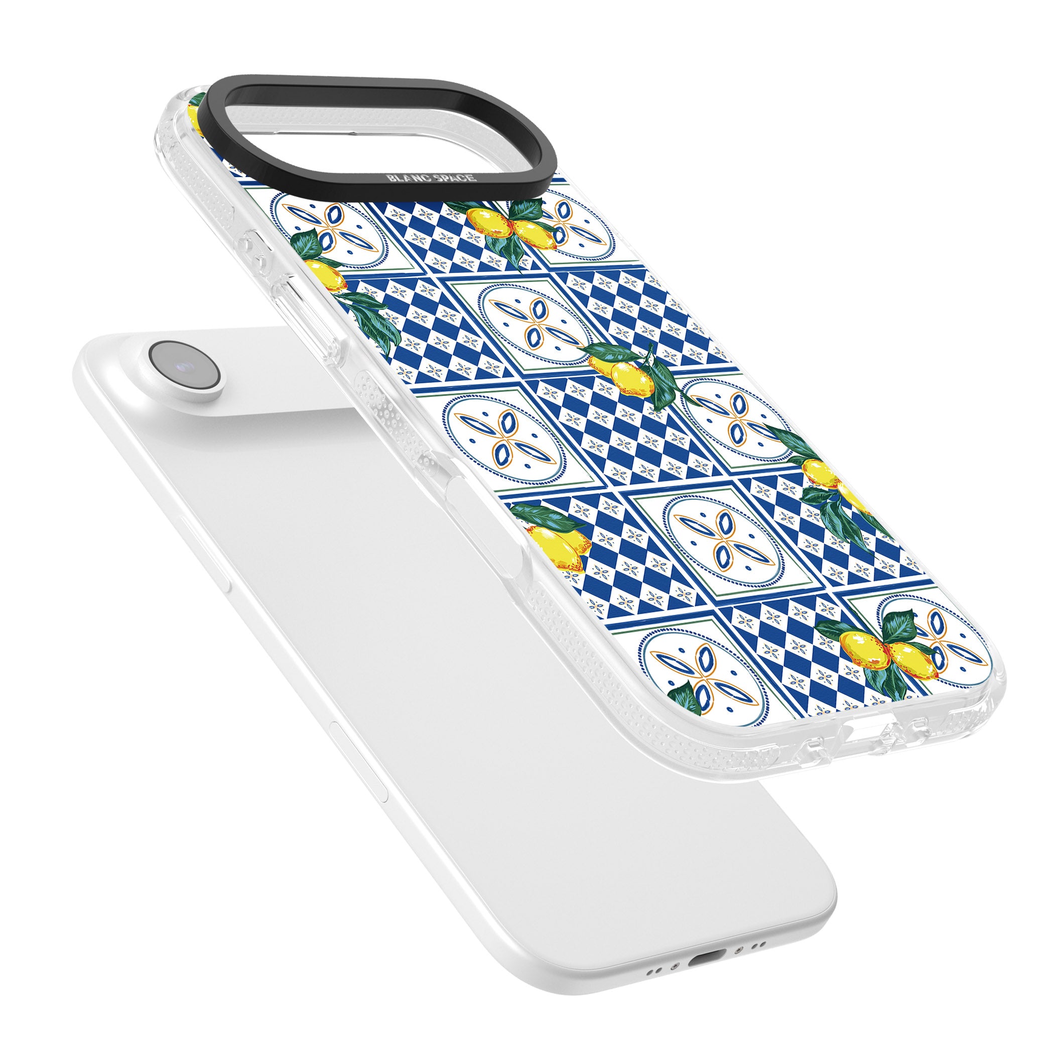 Lemon Tiles iPhone 17 Air Impact Air Clear Phone Case Colours