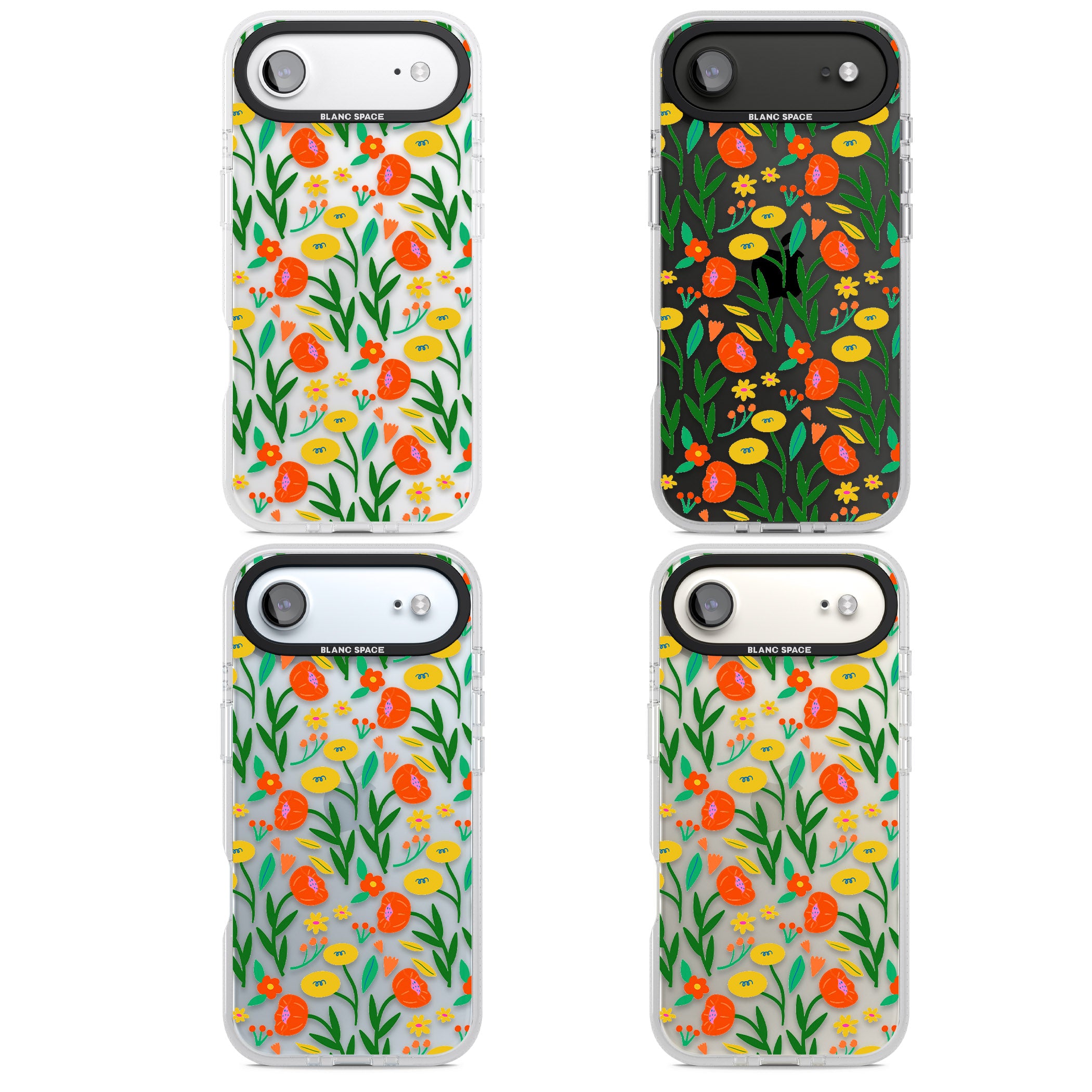 Summer Flower Fiesta iPhone 17 Air Impact Air Clear Phone Case APT Impact Protection