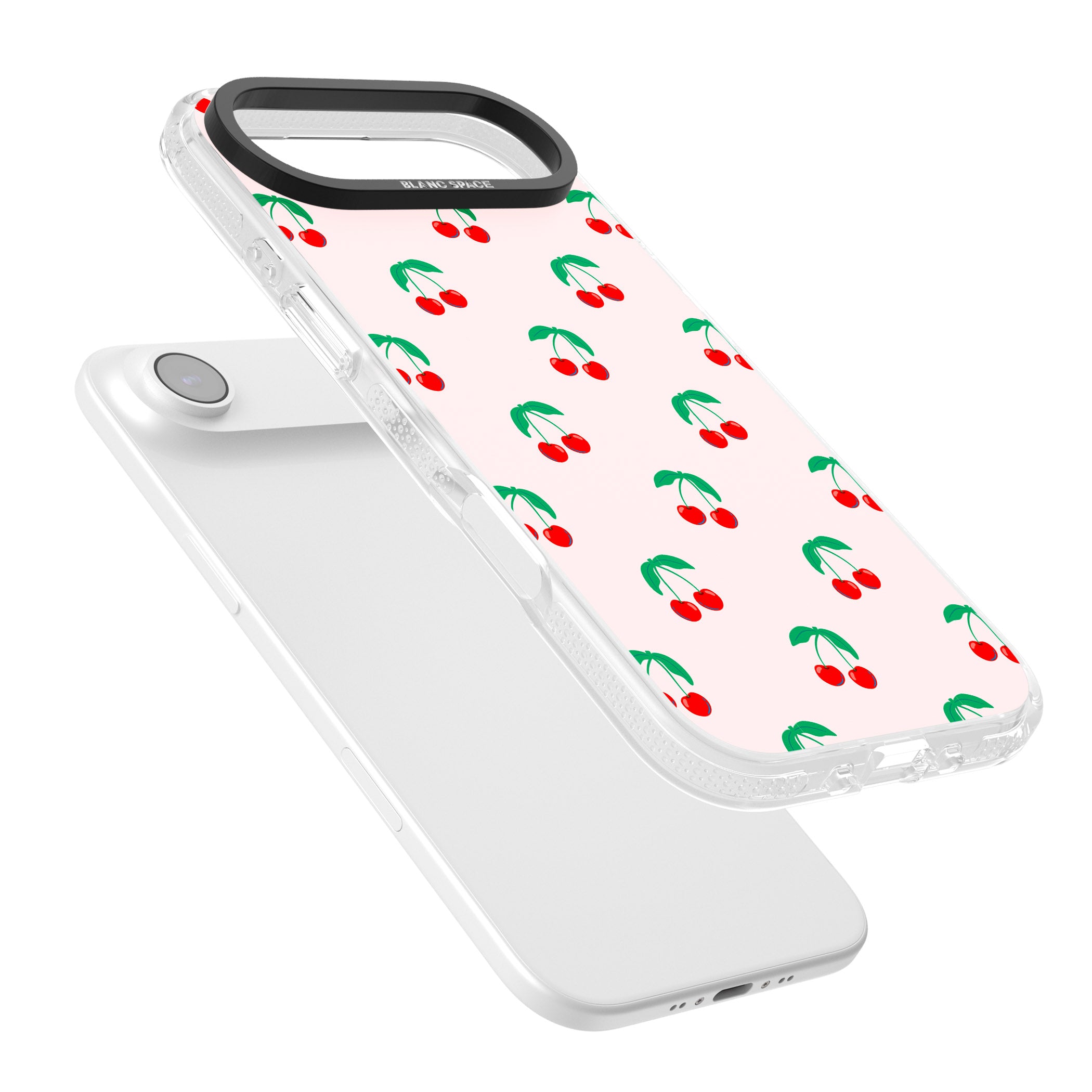 Cute Cherry Pattern iPhone 17 Air Impact Air Clear Phone Case Colours