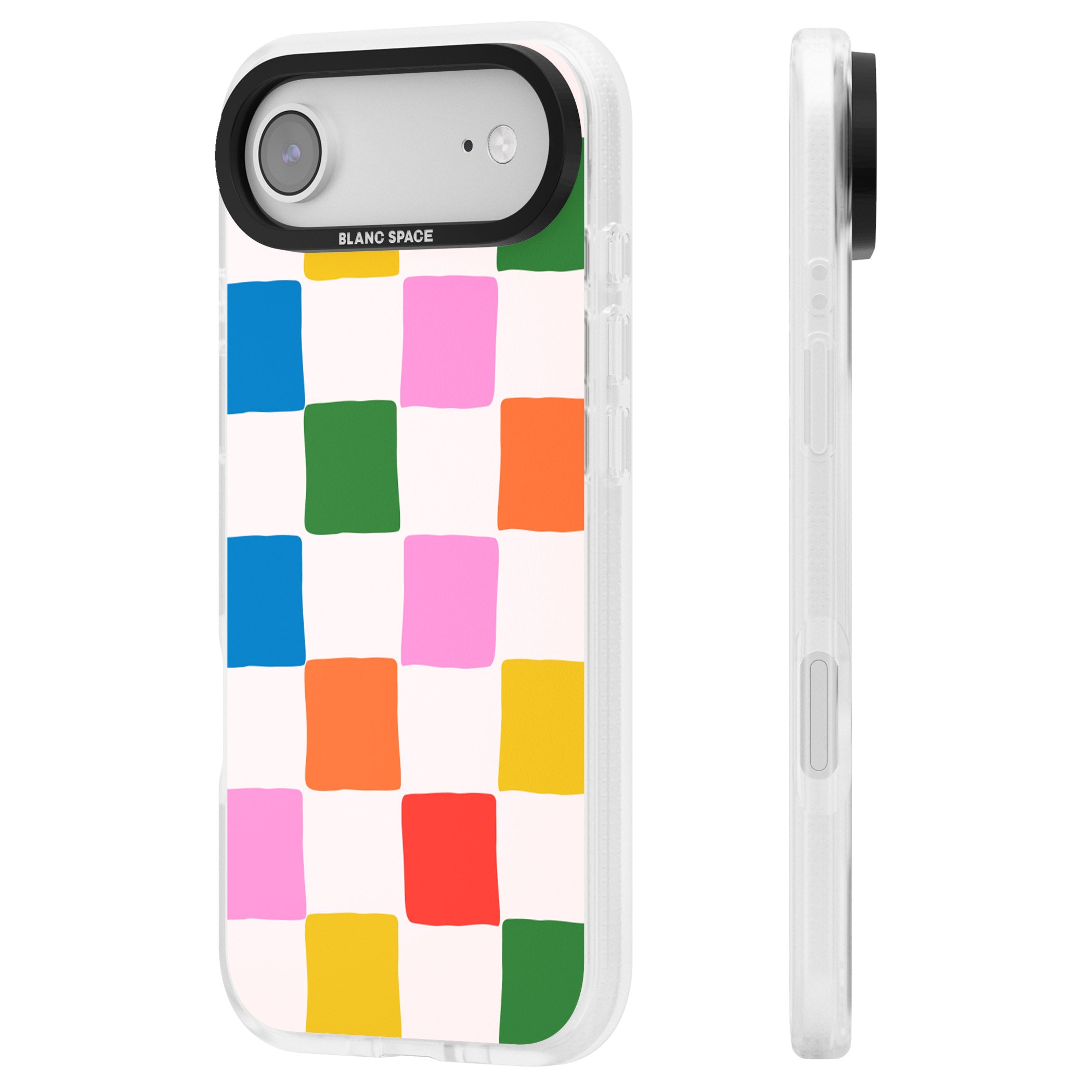 Colour Checked iPhone 17 Air Impact Air Clear Phone Case Side Profile