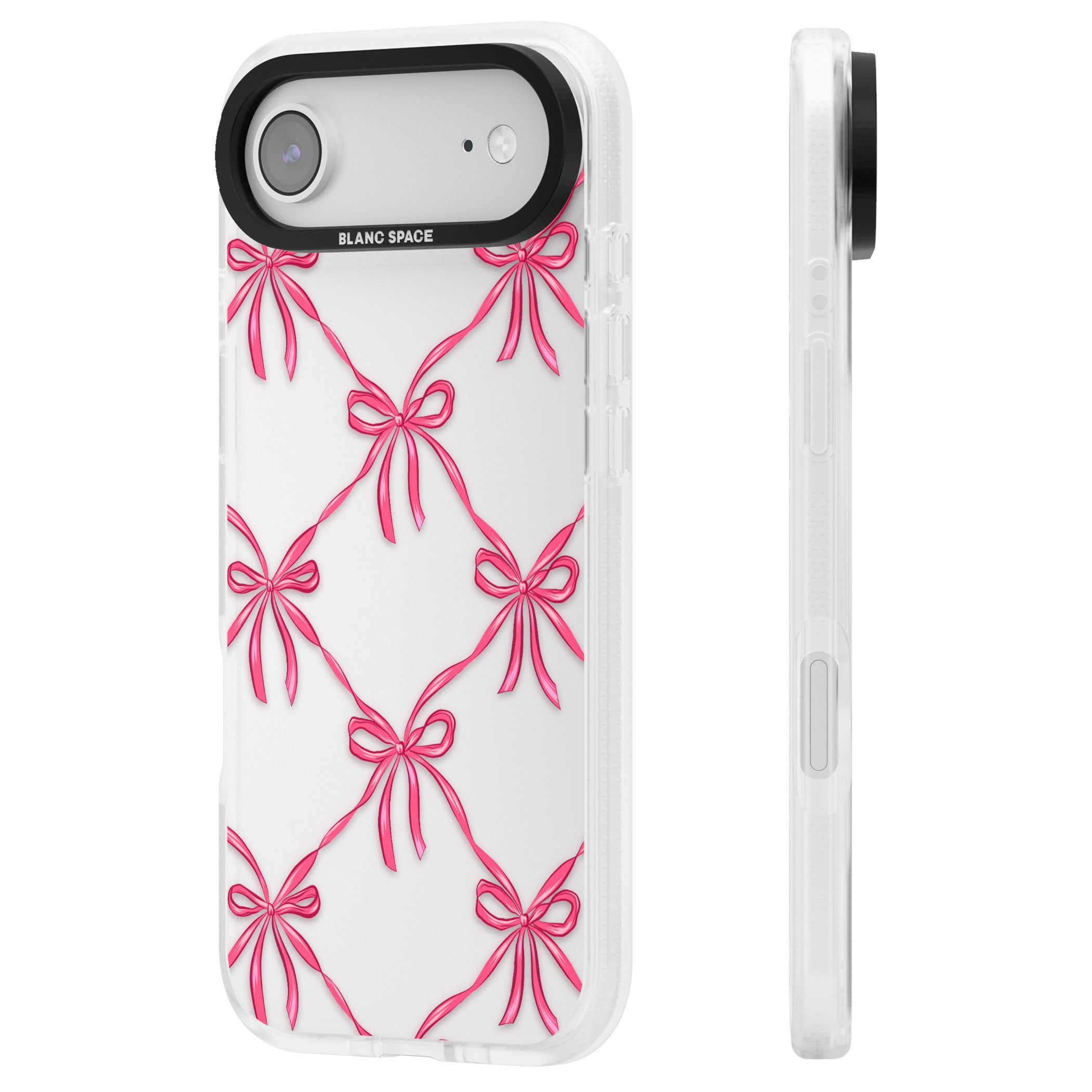 Bow Knots iPhone 17 Air Impact Air Clear Phone Case Side Profile