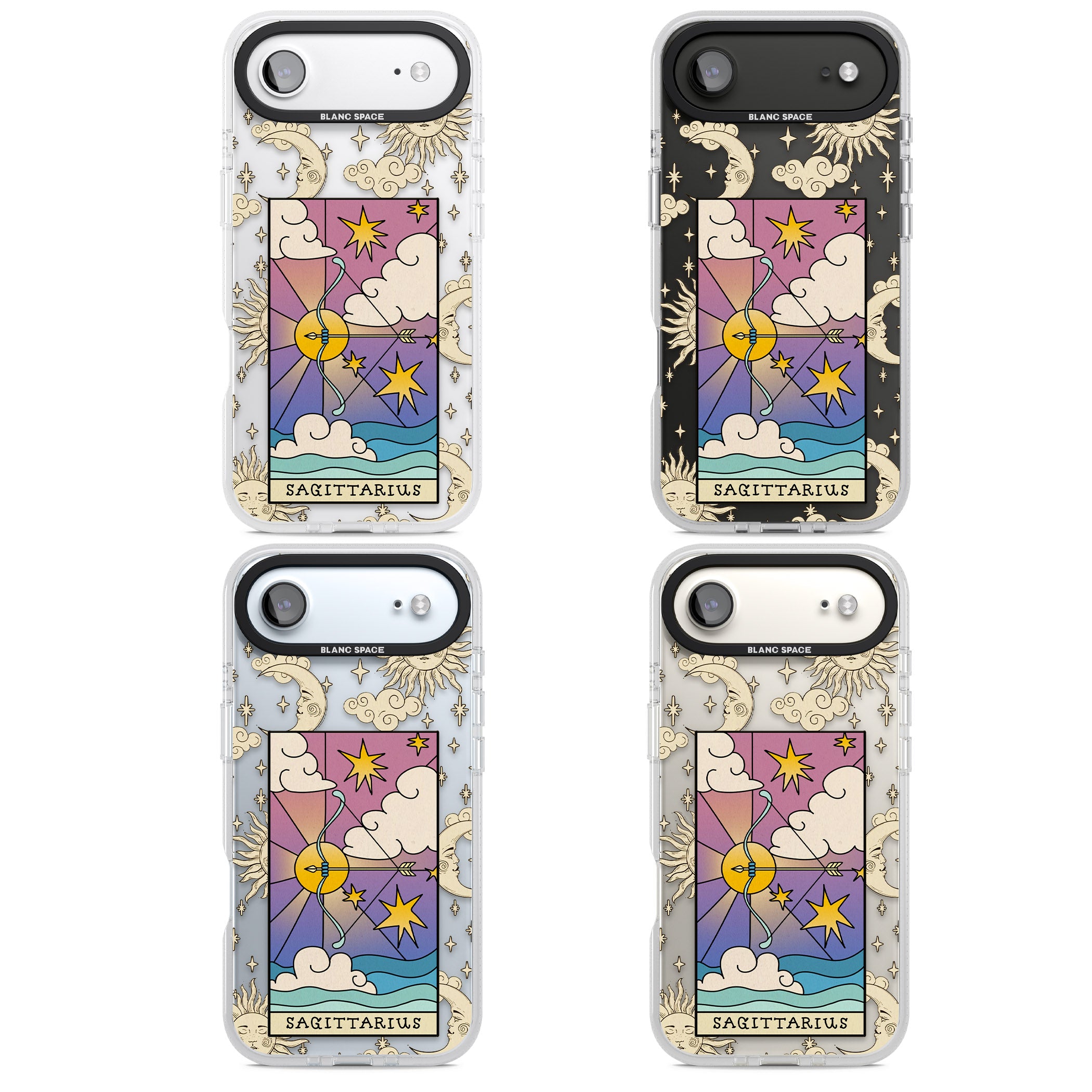 Celestial Zodiac Sagittarius iPhone 17 Air Impact Air Clear Phone Case APT Impact Protection