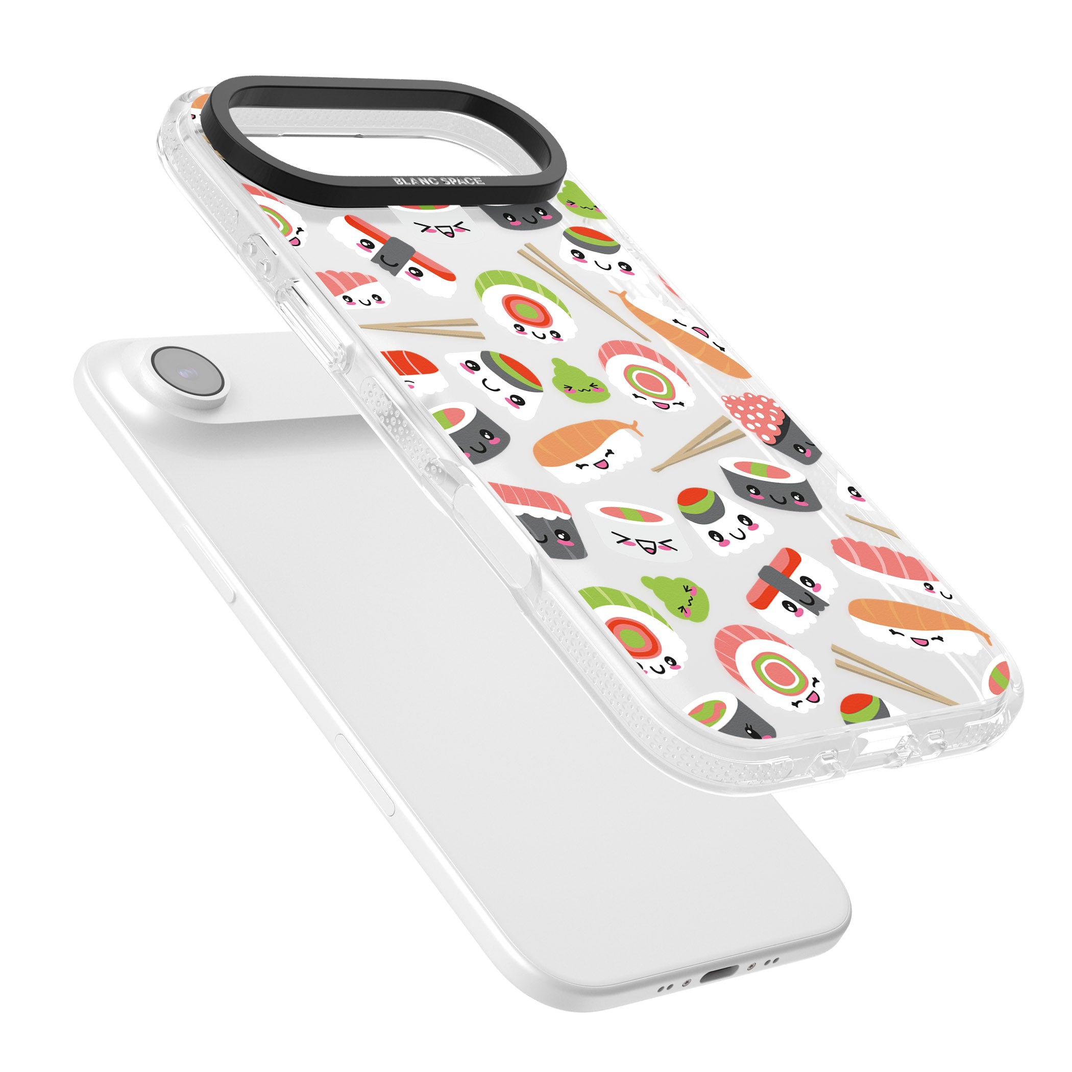 Kawaii Sushi Party iPhone 17 Air Impact Air Clear Phone Case Colours