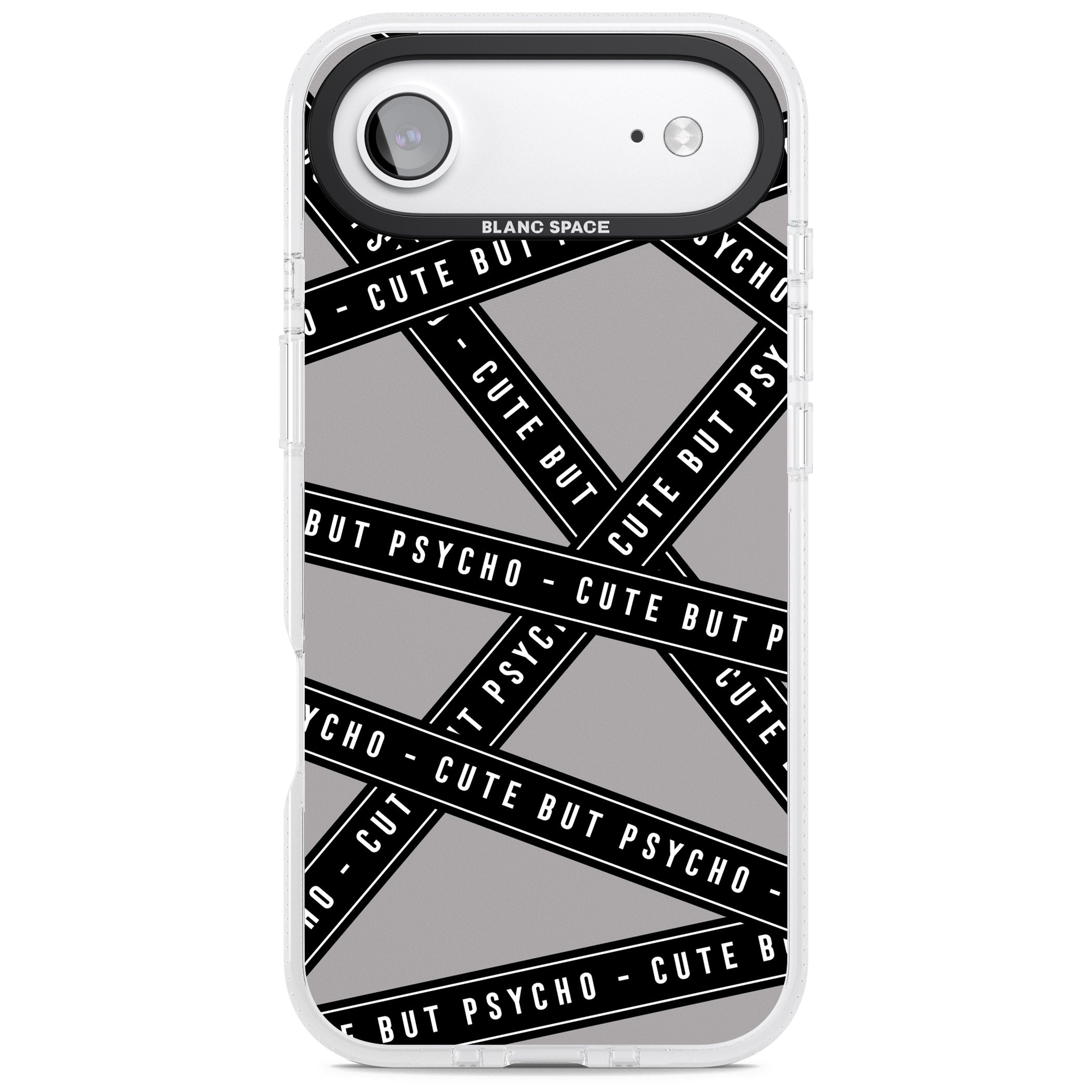 Cute But Psycho iPhone 17 Air Impact Air Clear Phone Case