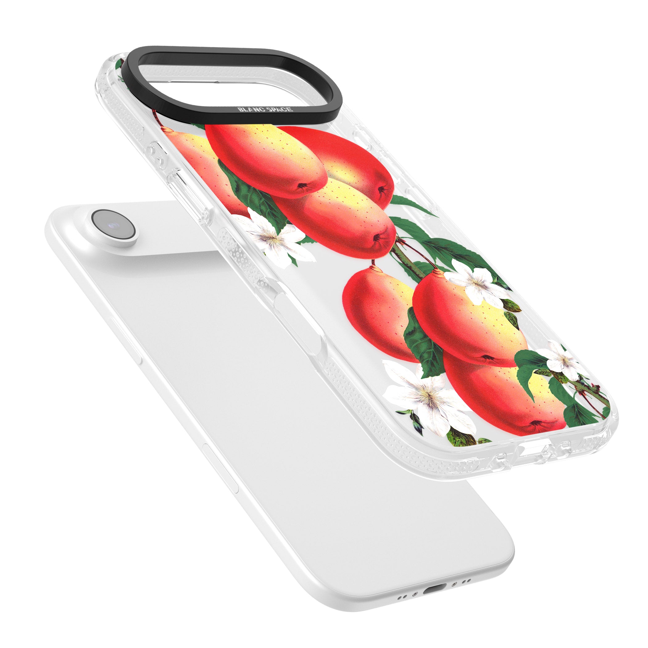 Vintage Painted Peaches iPhone 17 Air Impact Air Clear Phone Case Colours