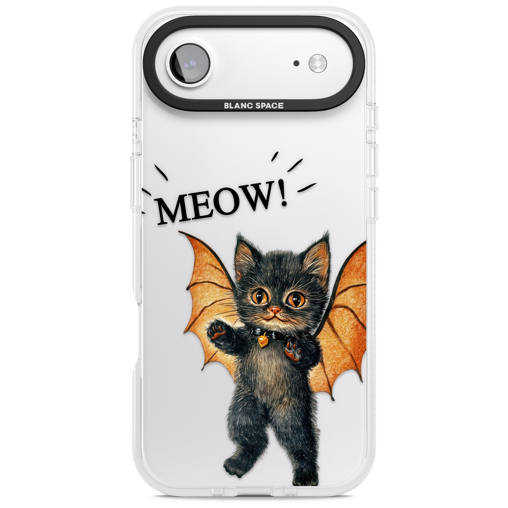 Meow iPhone 17 Air Impact Air Clear Phone Case