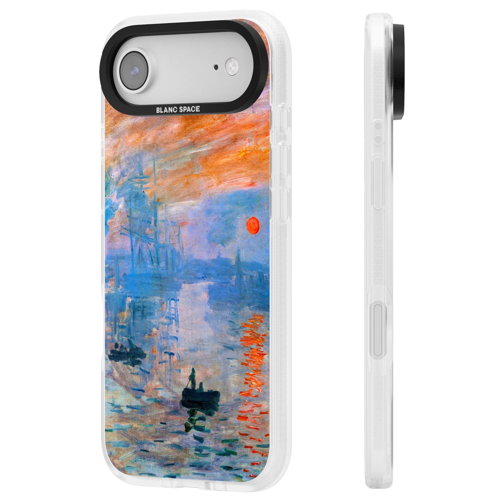 Impression, Sunrise iPhone 17 Air Impact Air Clear Phone Case Side Profile