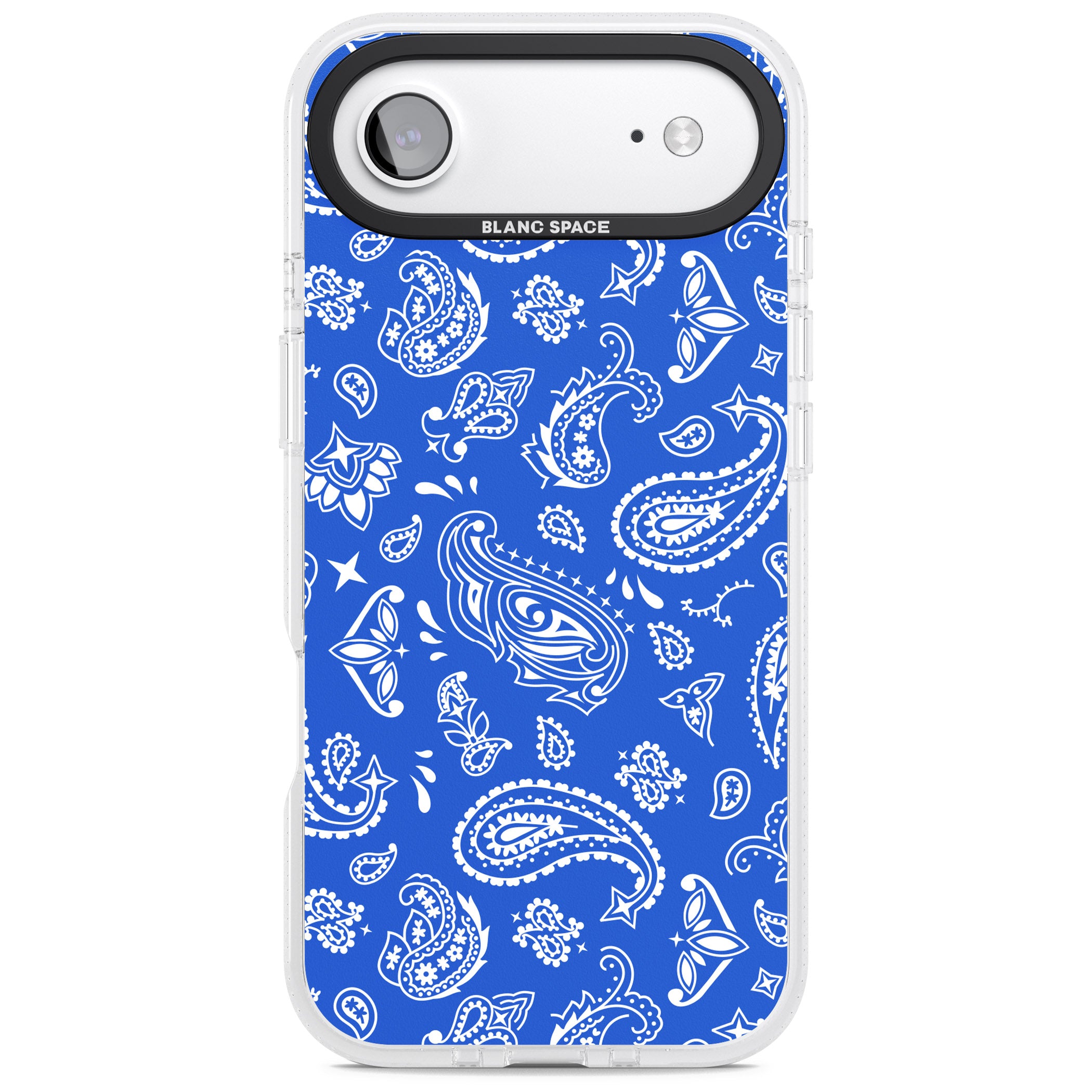 Blue Bandana iPhone 17 Air Impact Air Clear Phone Case