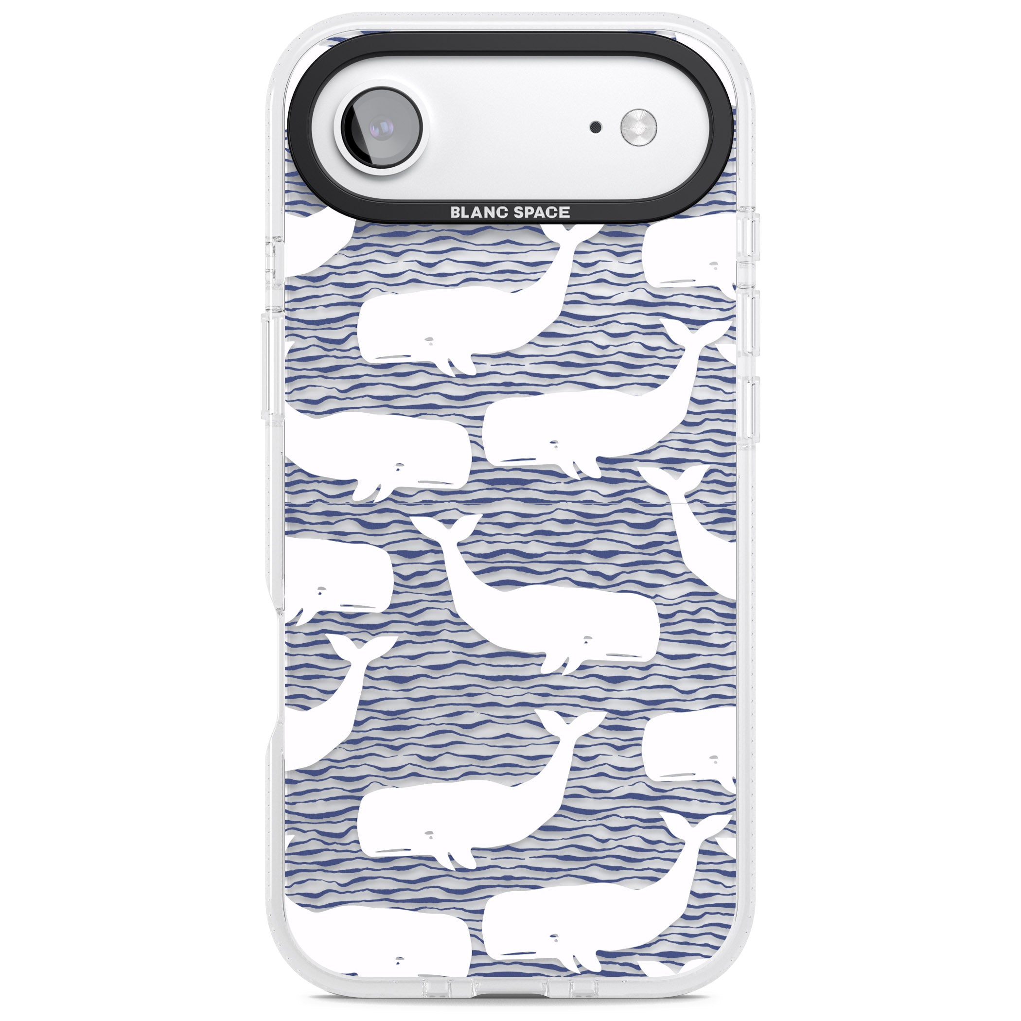 Whale Wave iPhone 17 Air Impact Air Clear Phone Case