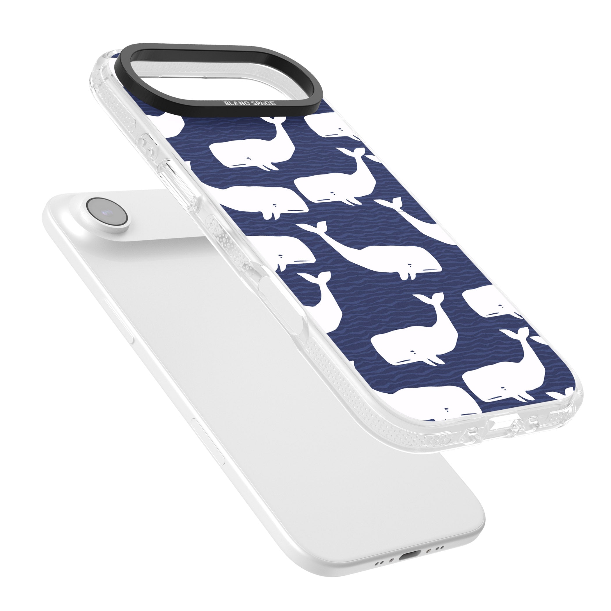 Whale Dreams iPhone 17 Air Impact Air Clear Phone Case Colours