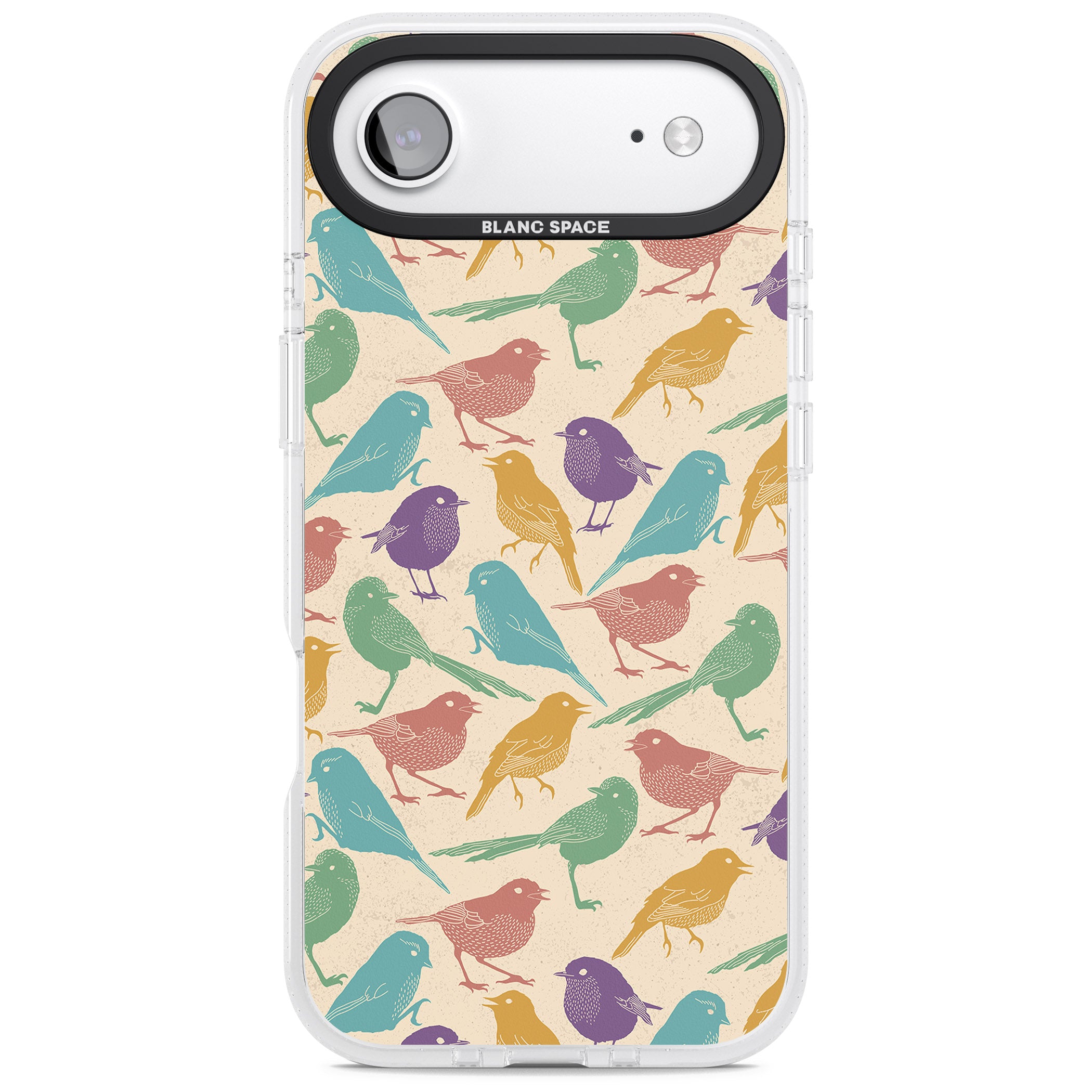 Colorful Feathered Friends iPhone 17 Air Impact Air Clear Phone Case