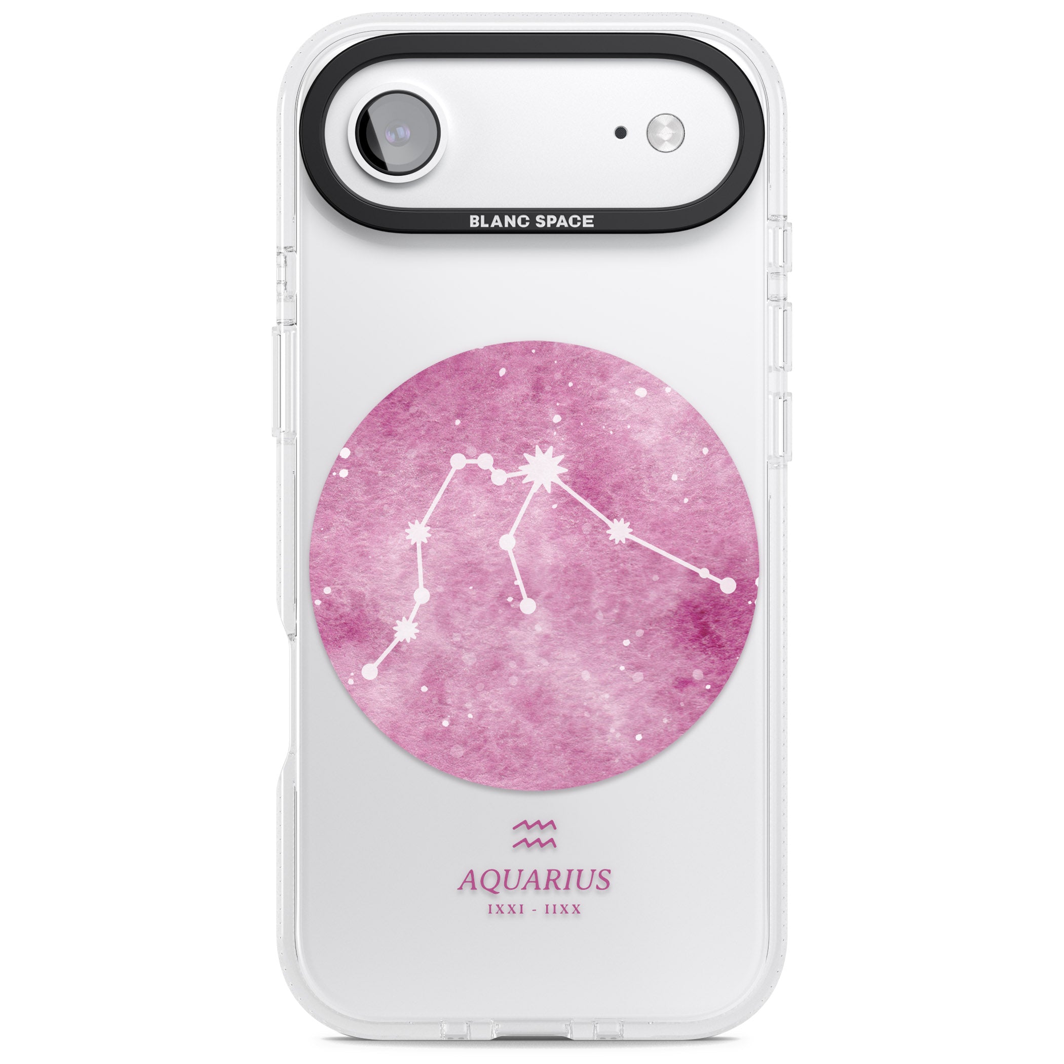 Aquarius Zodiac iPhone 17 Air Impact Air Clear Phone Case