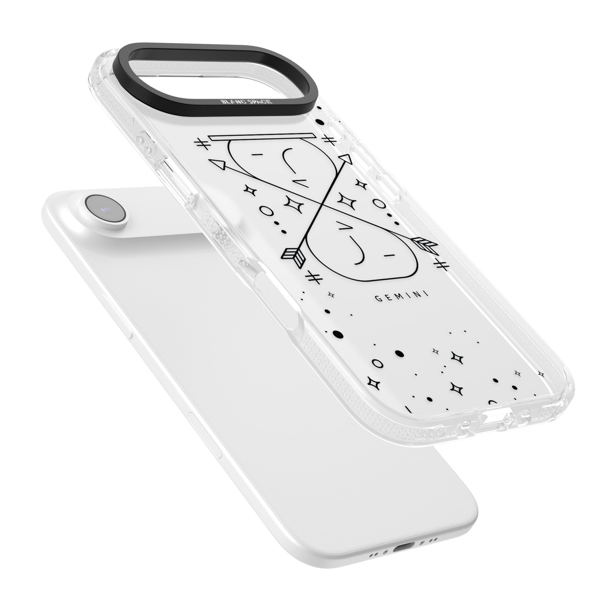 Gemini Zodiac iPhone 17 Air Impact Air Clear Phone Case Colours