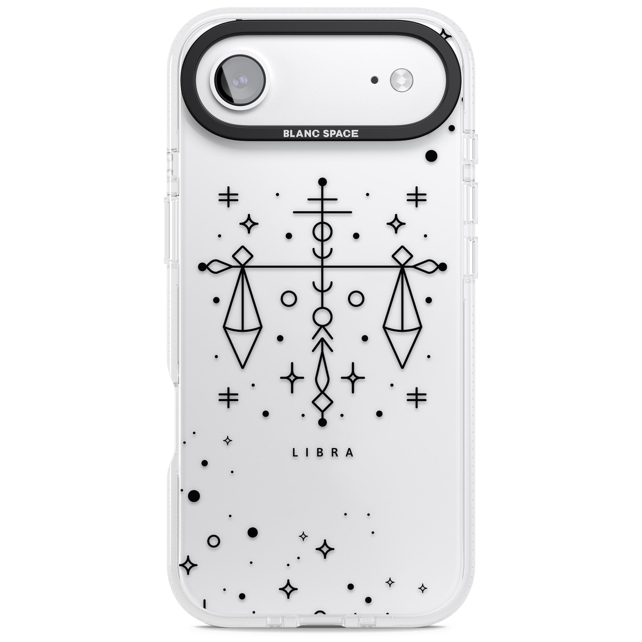Libra Abstract Zodiac iPhone 17 Air Impact Air Clear Phone Case