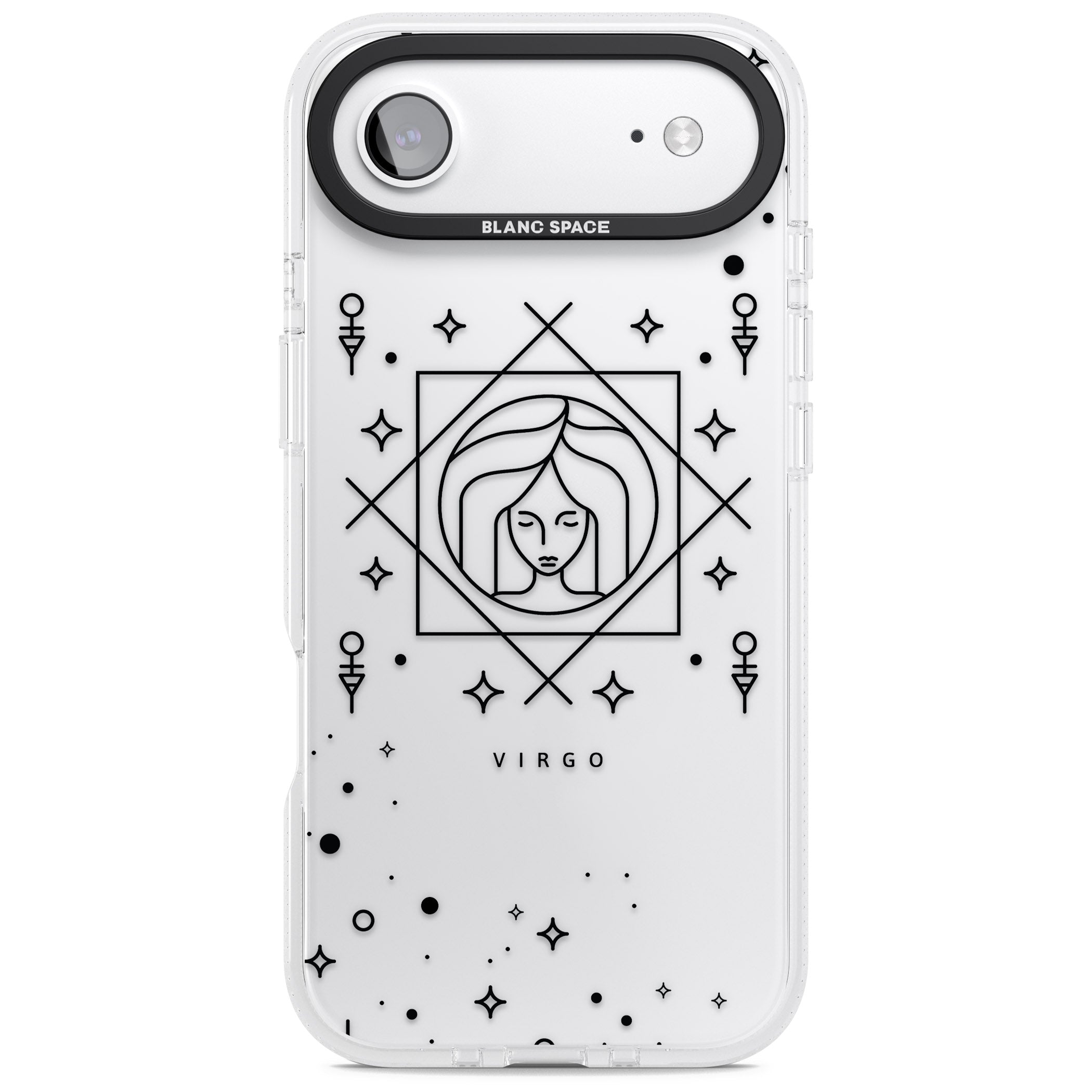 Virgo Emblem iPhone 17 Air Impact Air Clear Phone Case
