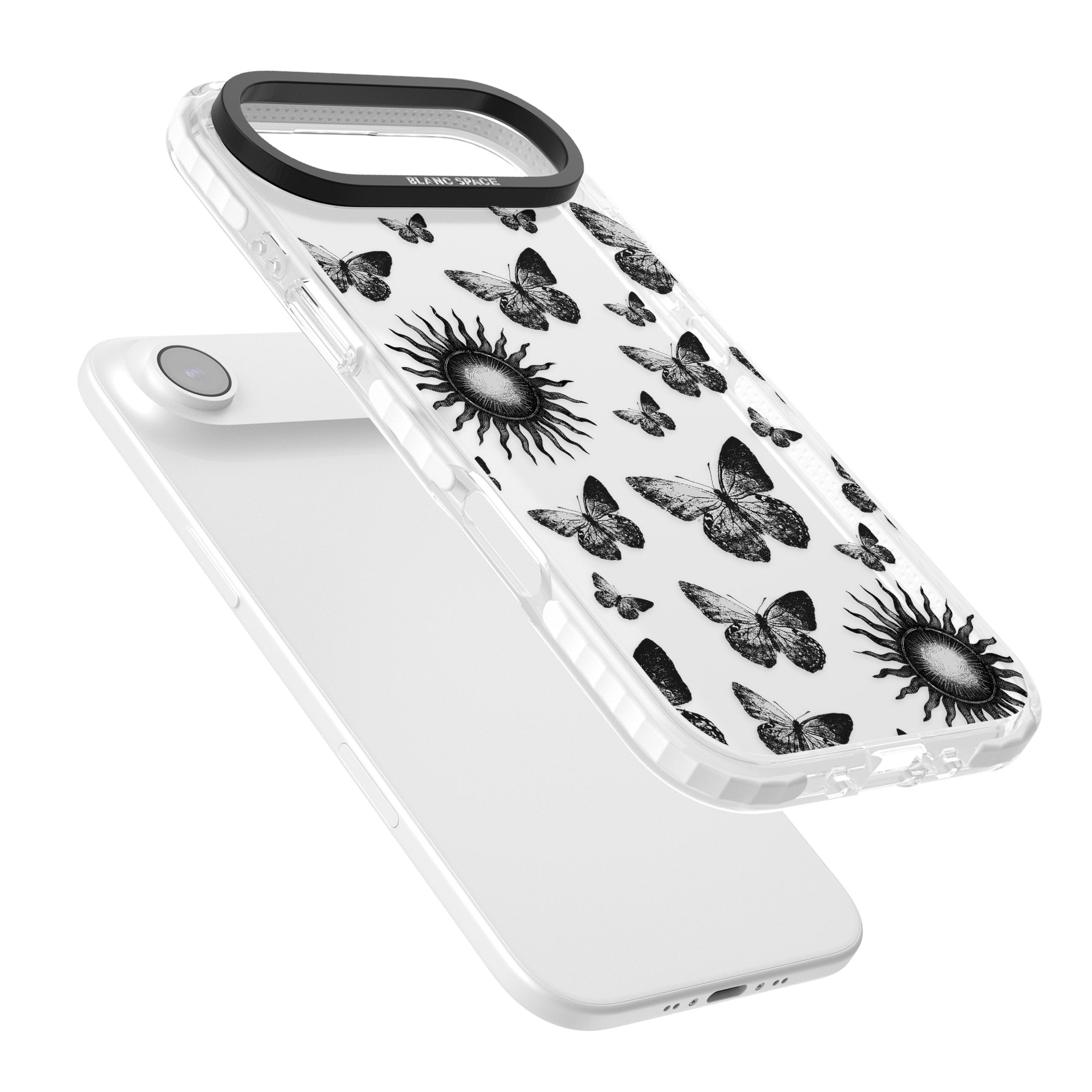 Butterflies Suns iPhone 17 Air Impact Clear Phone Case Colours