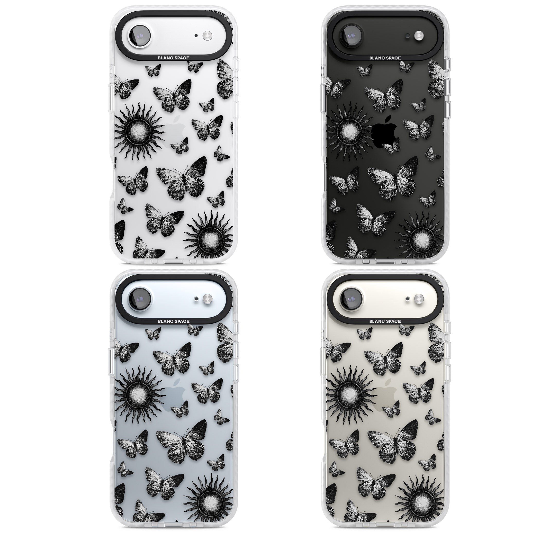 Butterflies Suns iPhone 17 Air Impact Clear Phone Case APT Impact Protection
