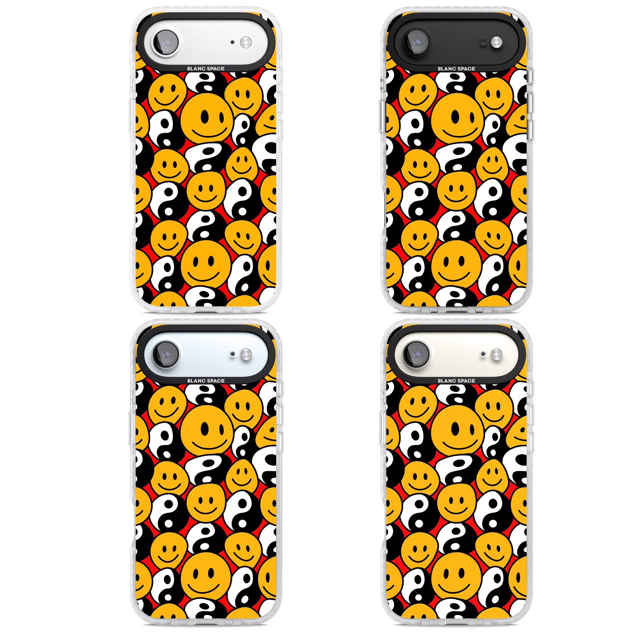 Yin Yang & Faces iPhone 17 Air Impact Clear Phone Case APT Impact Protection