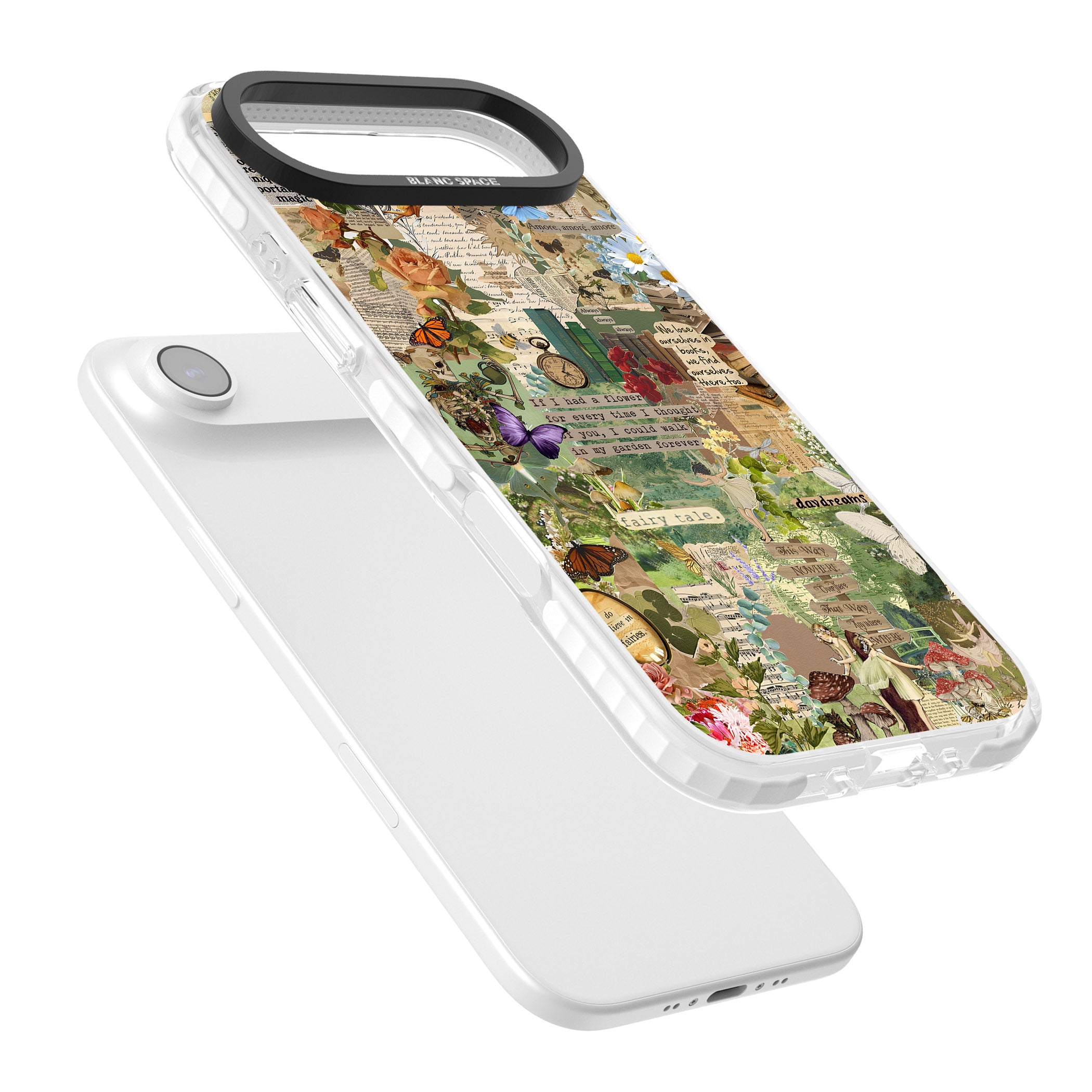 Enchanted Collage iPhone 17 Air Impact Clear Phone Case Colours